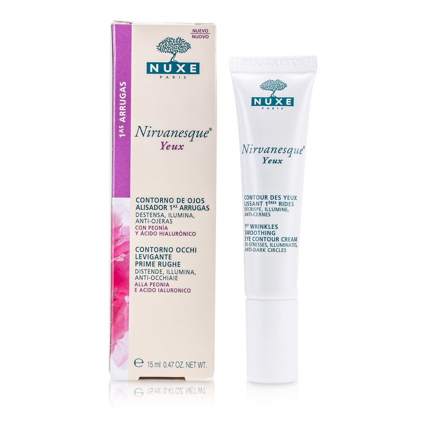 Nuxe Nirvanesque 1st Wrinkles, Glattende Øyekonturkrem 15ml/0.47oz