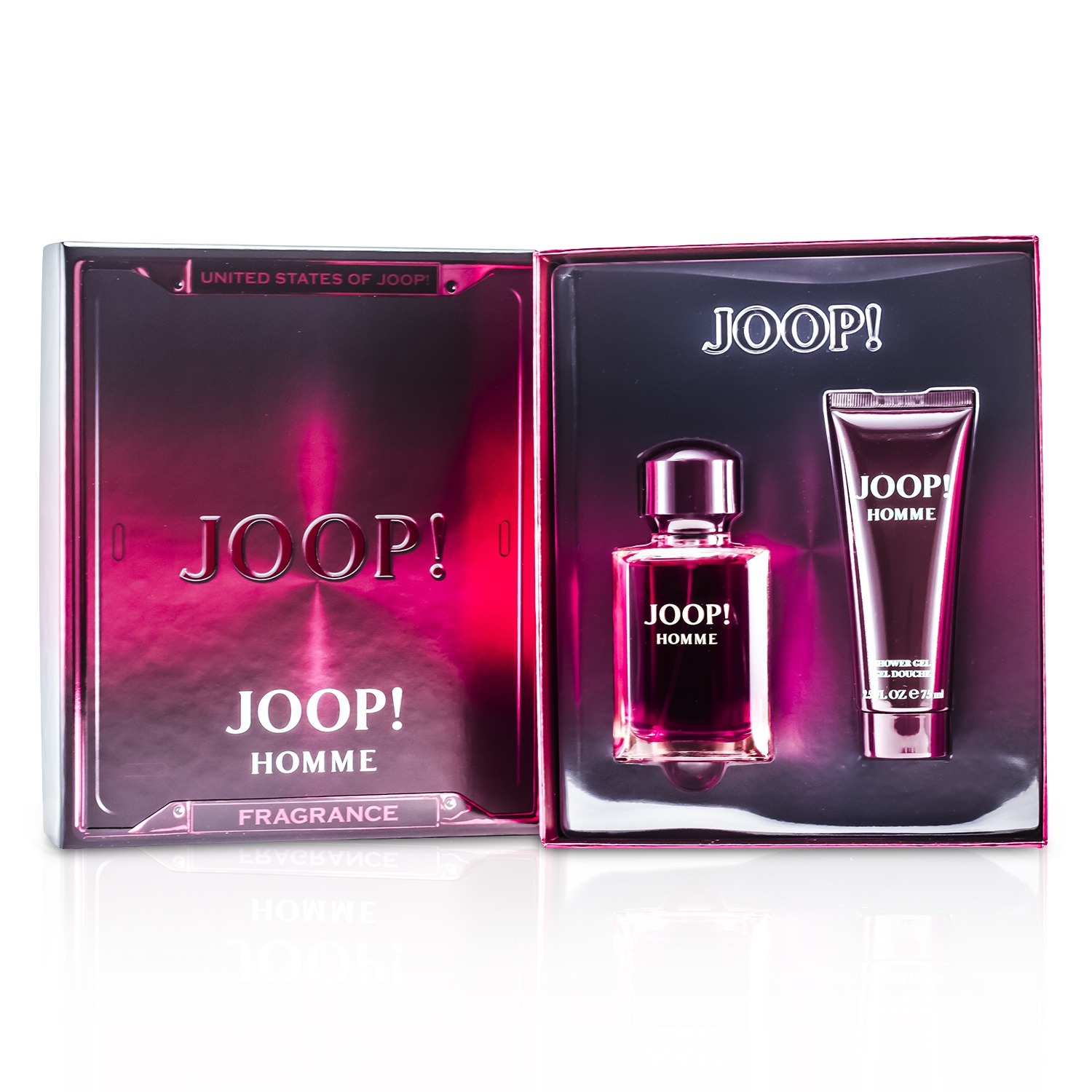 Joop Homme Coffret: Eau De Toilette Spary 75ml/2.5oz + Shower Gel 75ml/2.5oz (Red Box) 2pcs