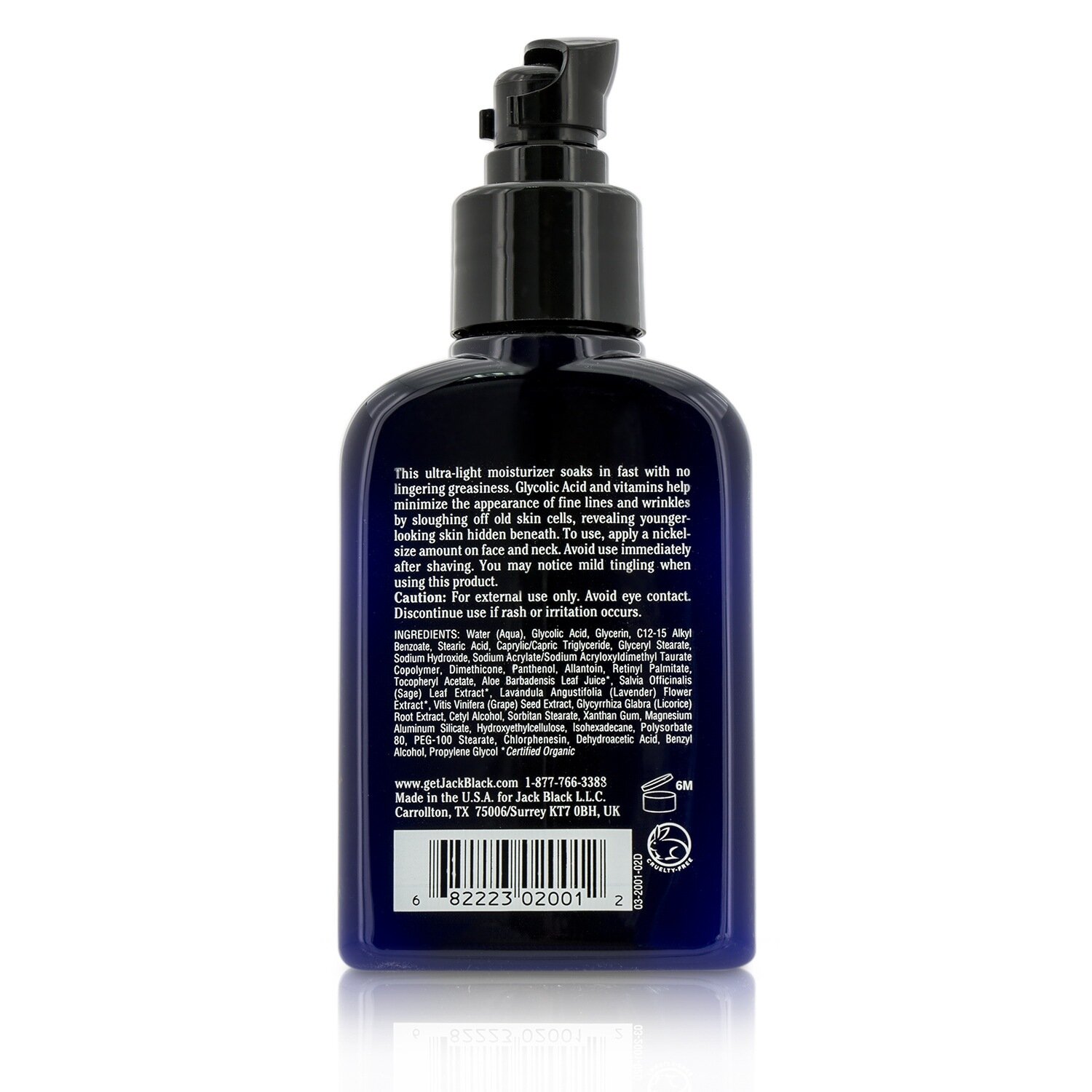 Jack Black Line Smoother Face Moisturizer (8% Glycolic Acid) 97ml/3.3oz