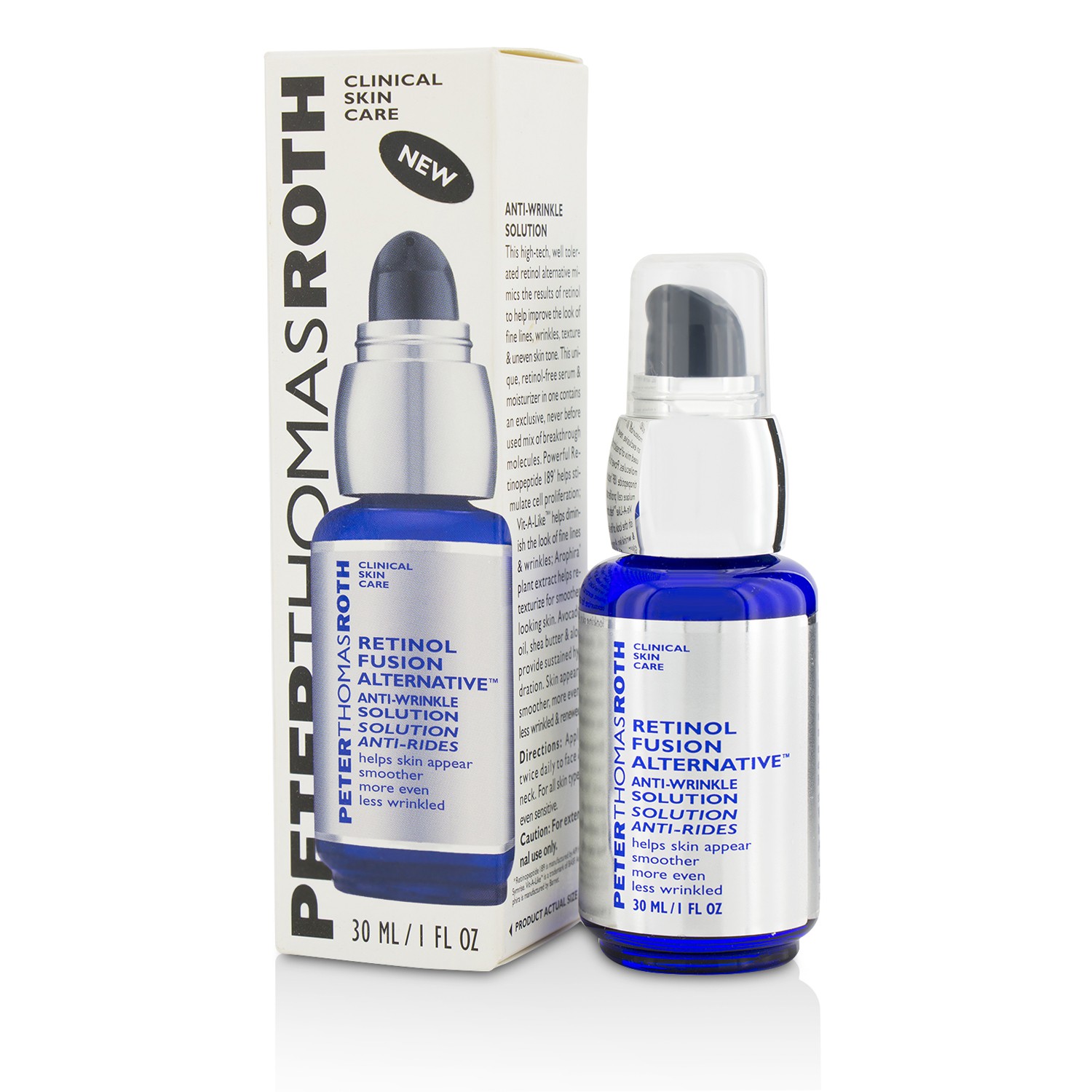 Peter Thomas Roth Przeciwzmarszczkowe serum na noc Retinol Fusion Alternative Anti-Wrinkle Solution 30ml/1oz