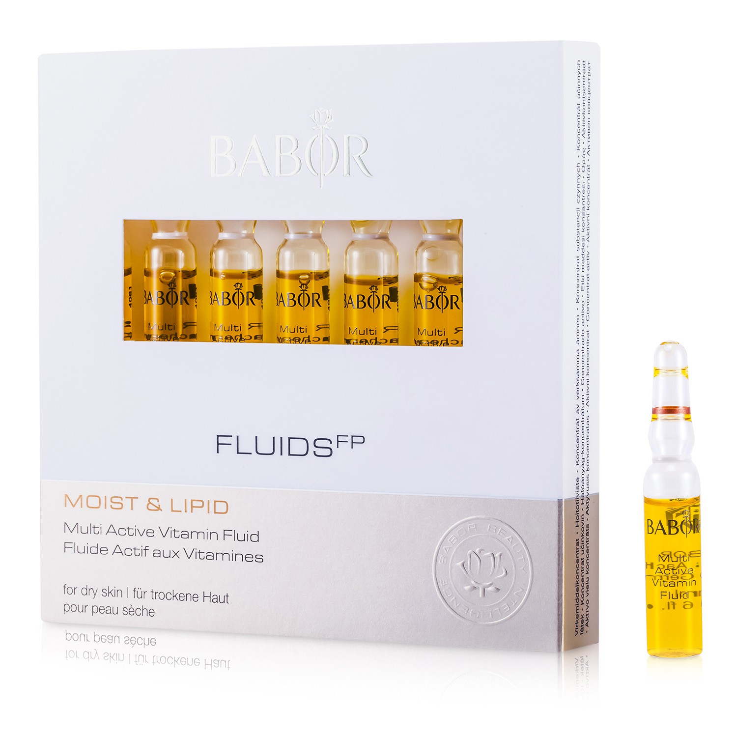 Babor Fluids FP Мультиактивный Флюид с Витаминами (Увлажнение и Липиды, для Сухой Кожи) 7x2ml/0.07oz