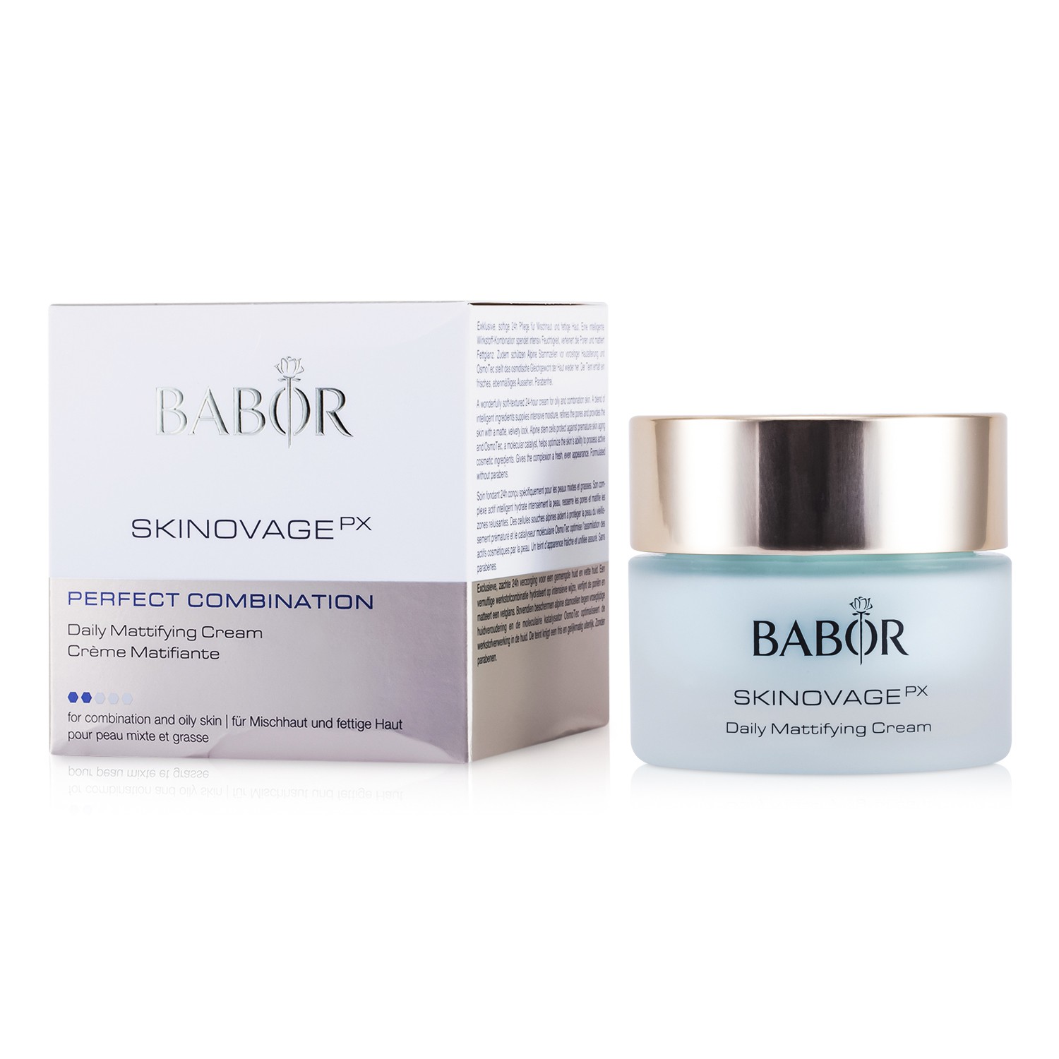 Babor Krém pro každodenní zmatnění pleti Skinovage PX Perfect Combination Daily Mattifying Cream (pro smíšenou až mastnou pokožku) 50ml/1.7oz