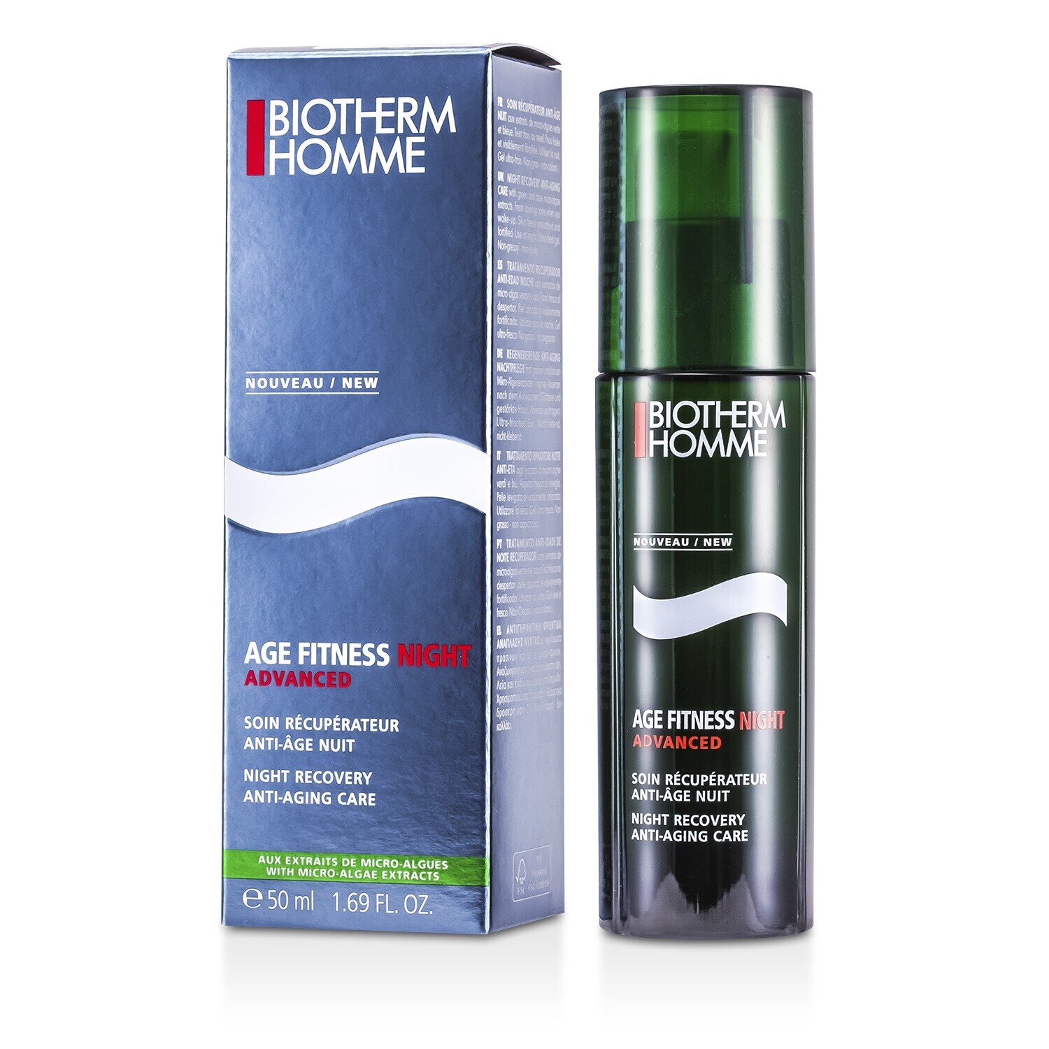 Biotherm Homme Age Fitness Advanced Night קרם לילה 50ml/1.69oz