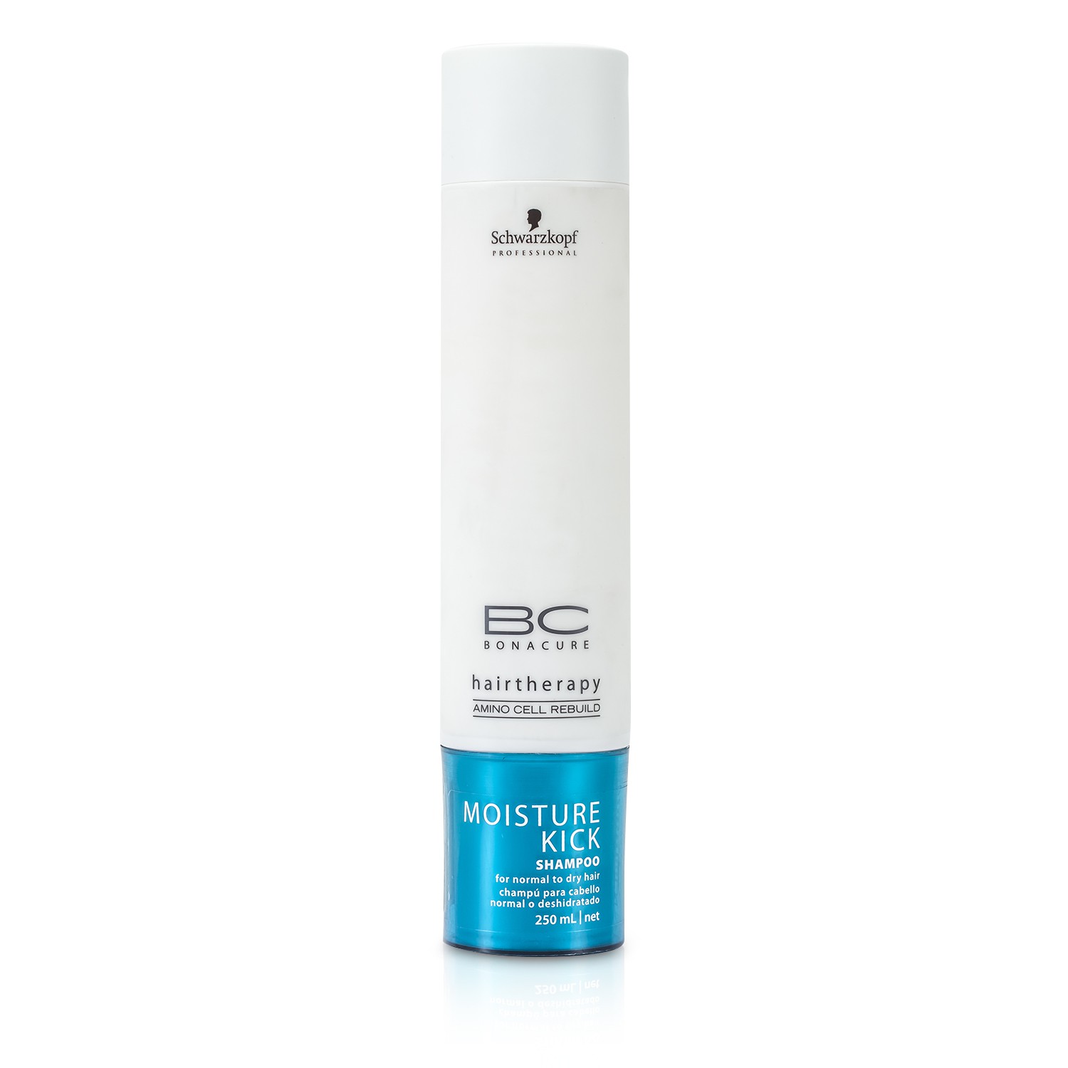 Schwarzkopf BC Moisture Kick sampon (normál és száraz hajra) 250ml/8.4oz