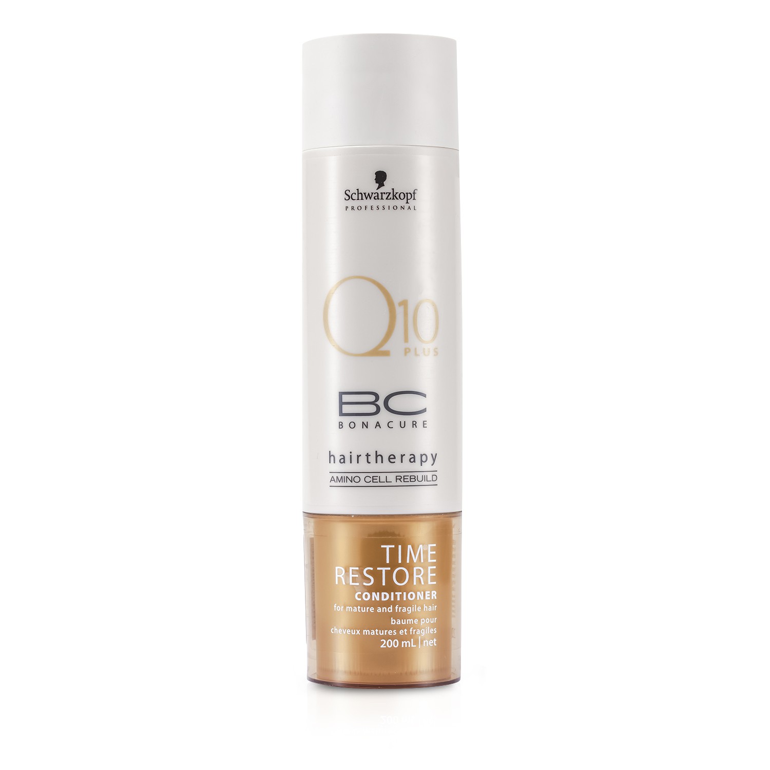 Schwarzkopf คอนดิชั่นเนอร์ BC Time Restore Q10 Plus (สำหรับผมสูงวัยและผมแตกหัก) 200ml/6.7oz