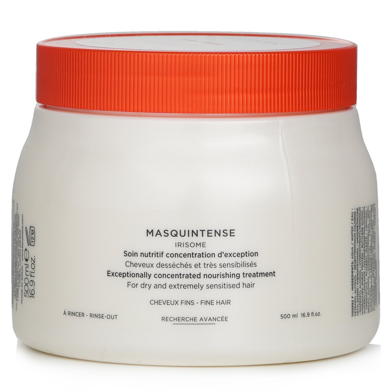 Kerastase Nutritive Masquintense Exceptionally Concentrated tápláló hajápoló (száraz és érzékeny lágy hajra) 500ml/16.9oz