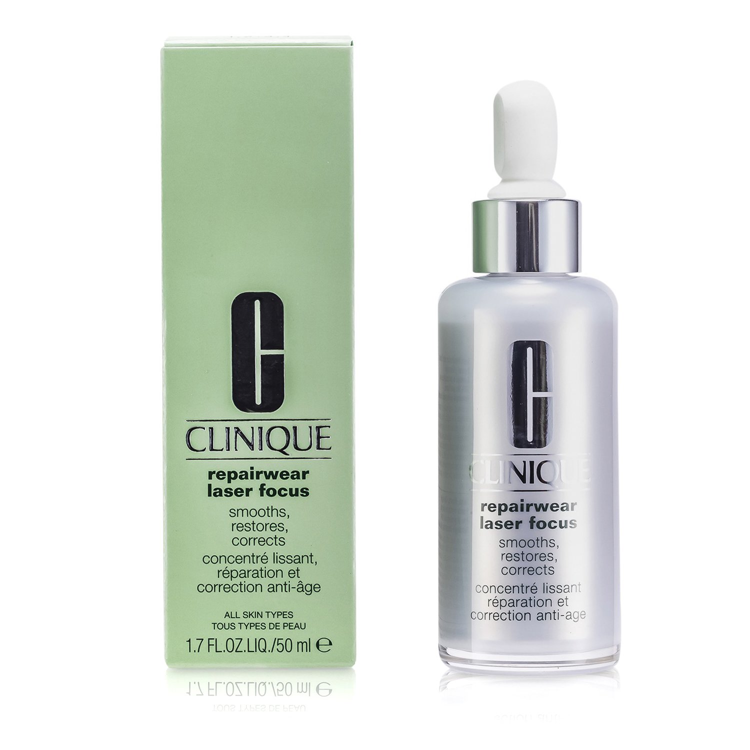 クリニーク Clinique リペアウェア レーザーフォーカススムース, リストア, コレクト 50ml/1.7oz