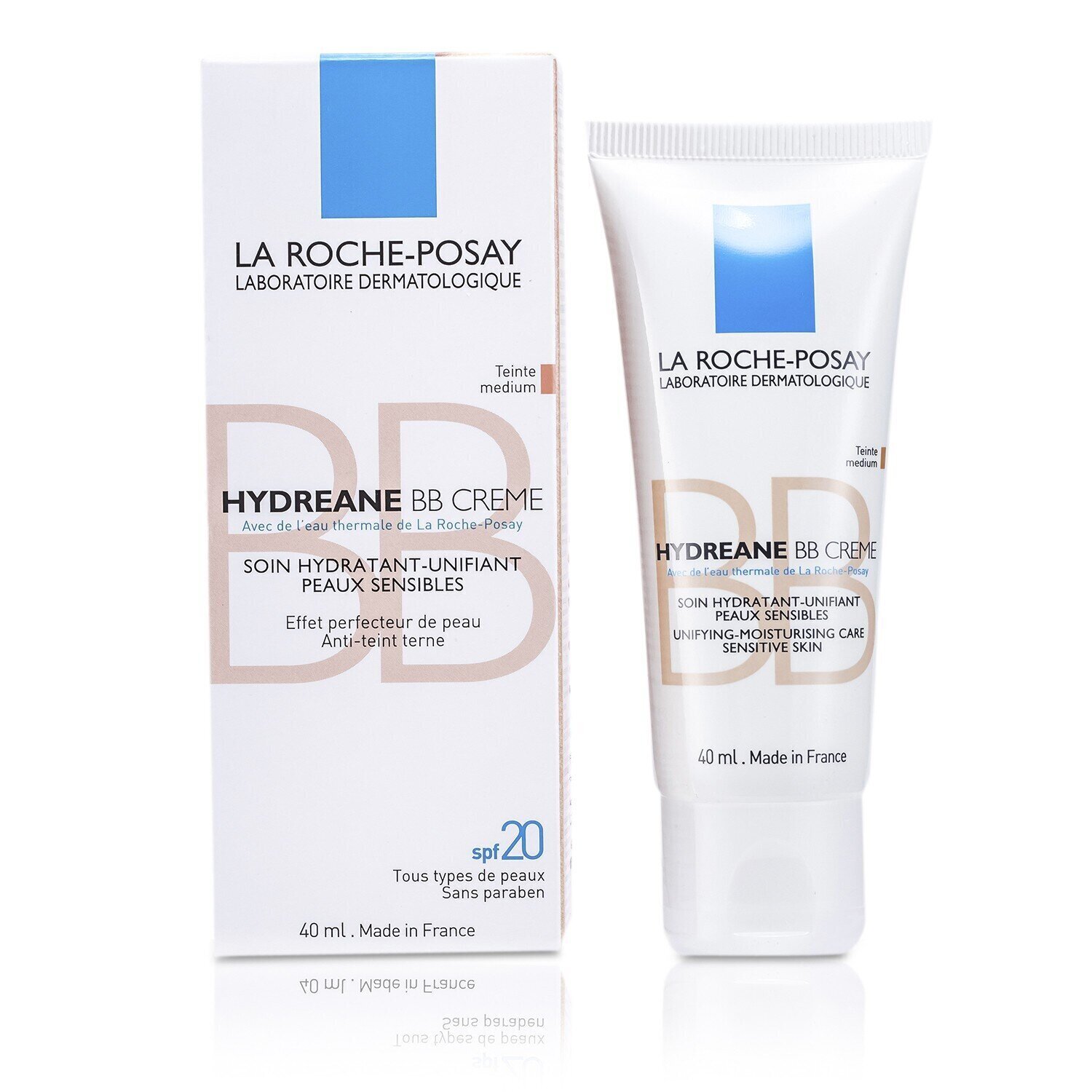 La Roche Posay Hydreane Cremă BB SPF 20 - Mediu 40ml/1.3oz