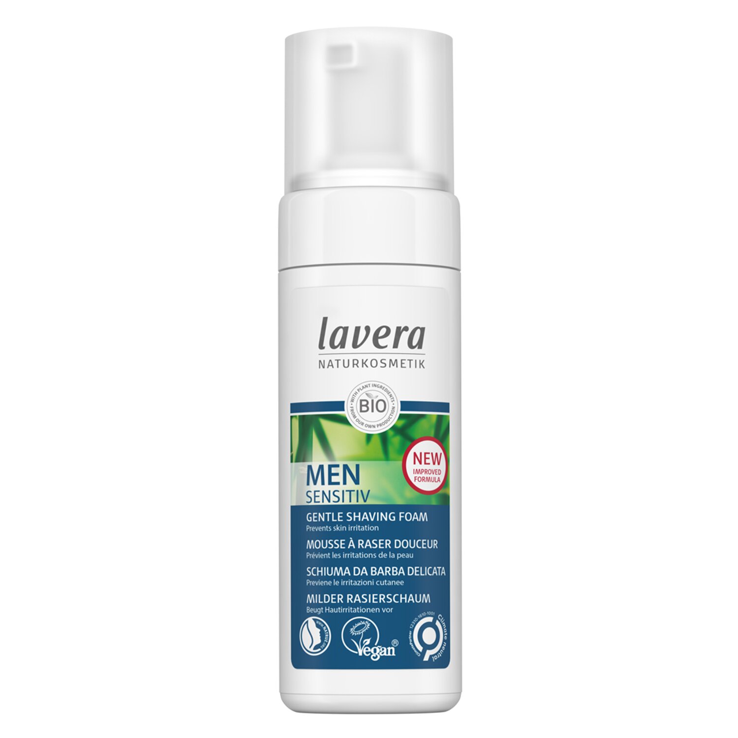 Lavera Men Sensitiv رغوة الحلاقة الرقيقة 150ml/5oz