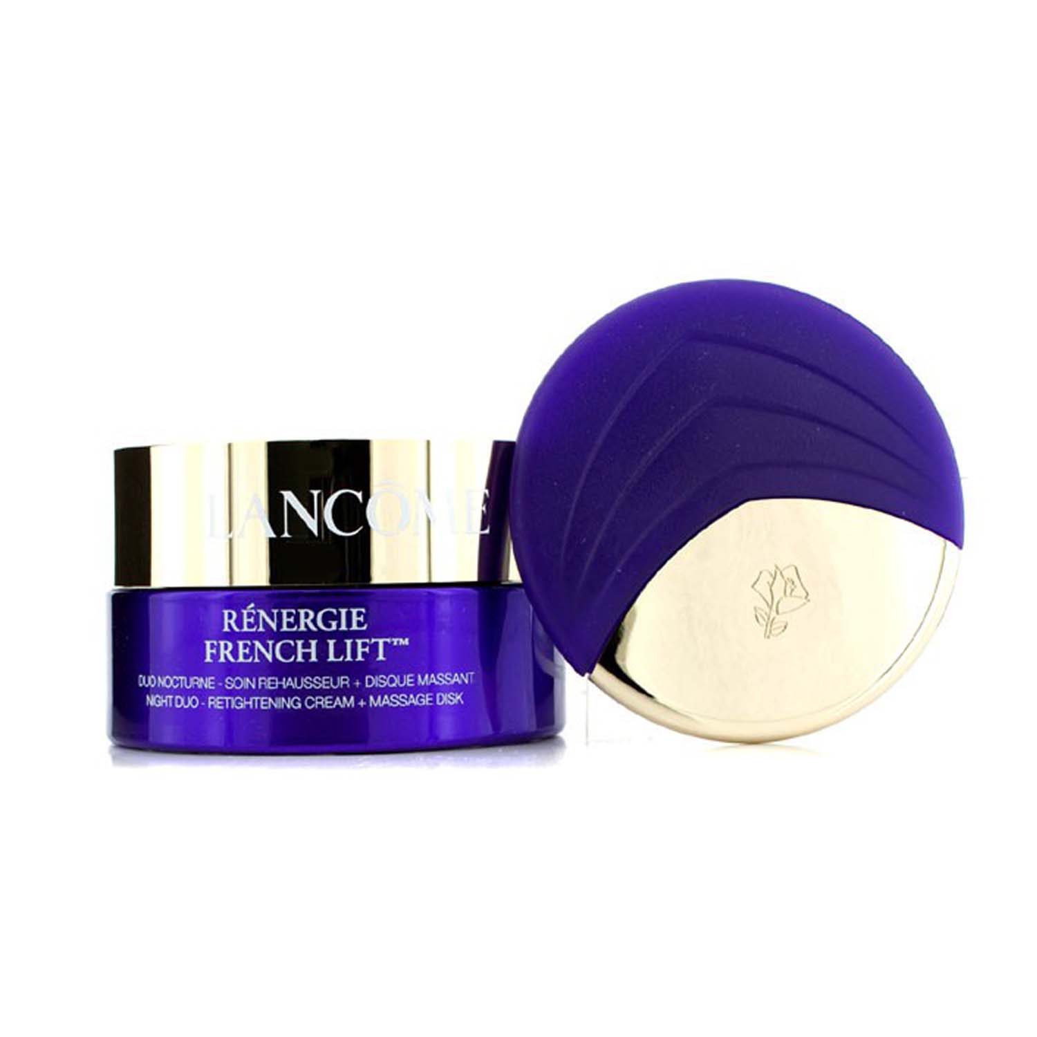 Lancome Renergie French Lift: Night Duo - Retightening Cream + Massage Disk 50ml/1.7oz