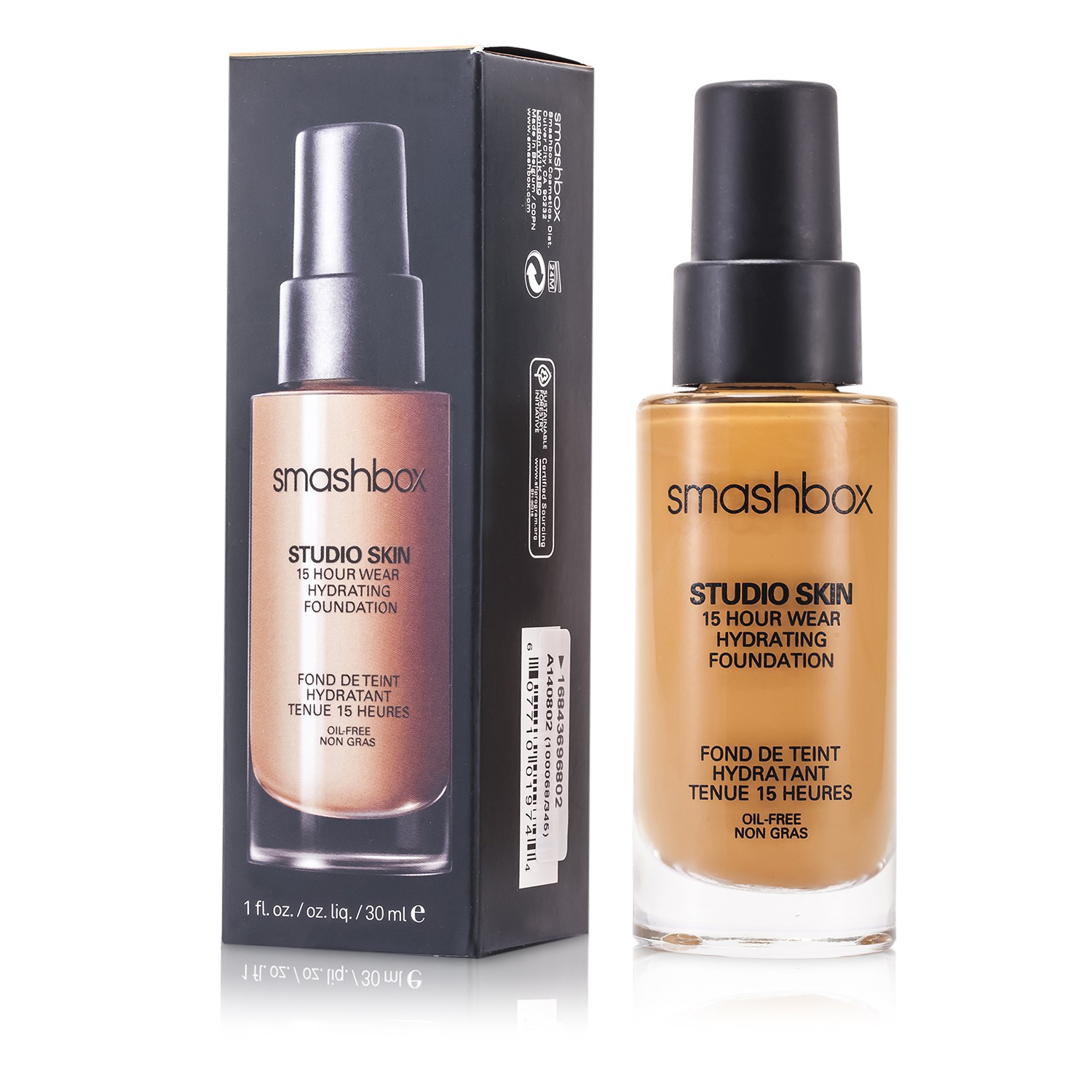 Smashbox Studio Skin Base Hidratante Uso de 15 Horas 30ml/1oz