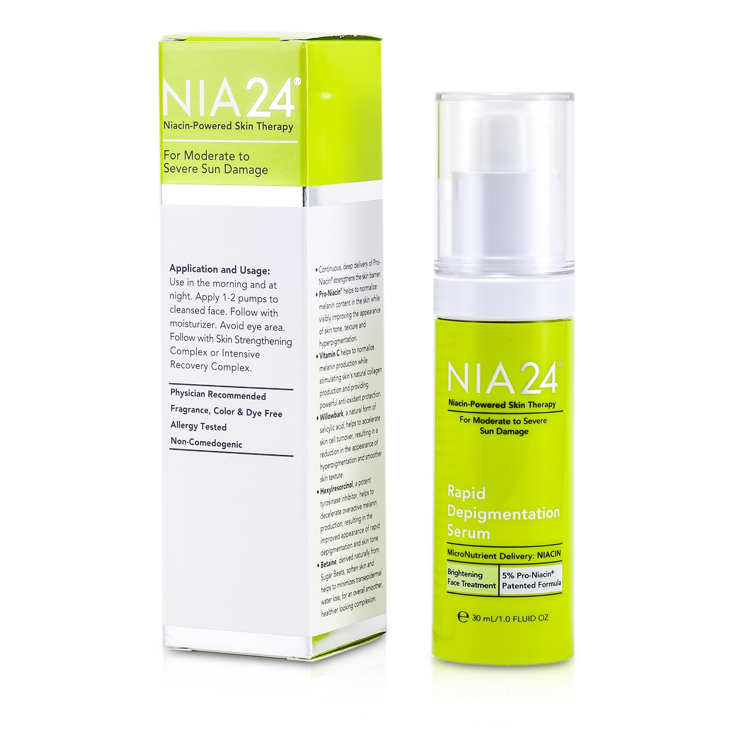 NIA24 Rapid Depigmentation Serum 30ml/1oz