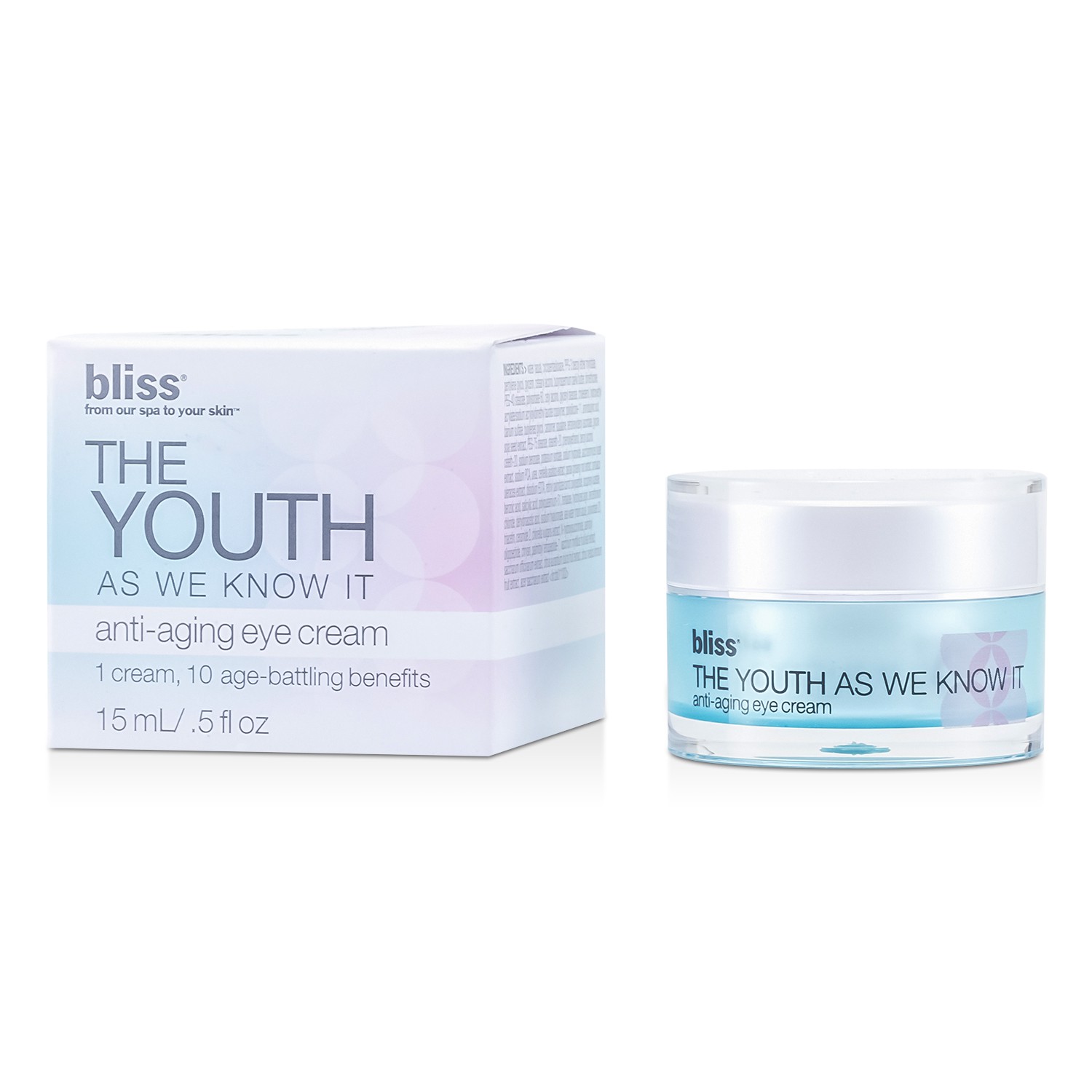 Bliss The Youth As We Know It Anti-Aging Eye Cream 15ml/0.5oz