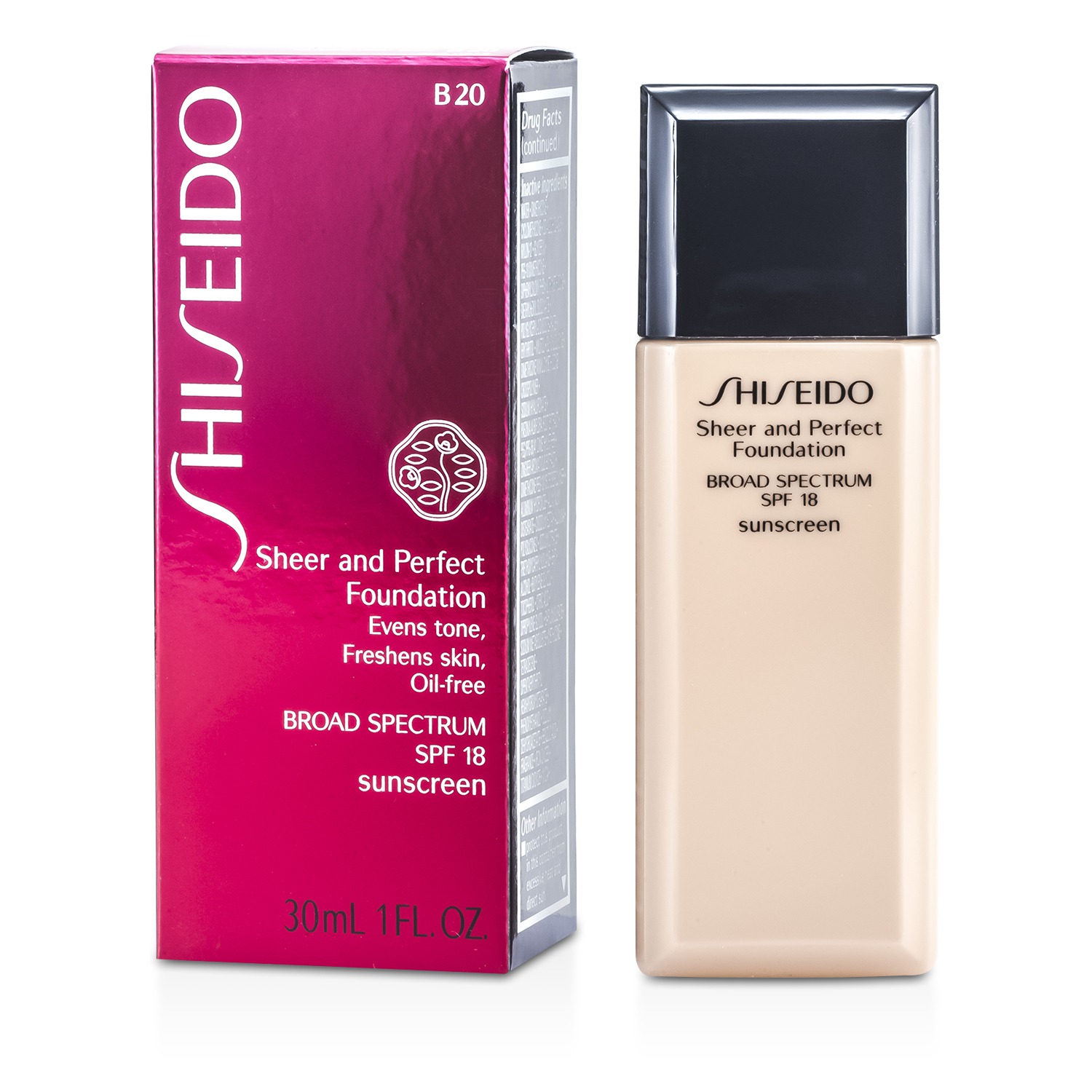 Shiseido Base Perfecta & Pura SPF 18 30ml/1oz