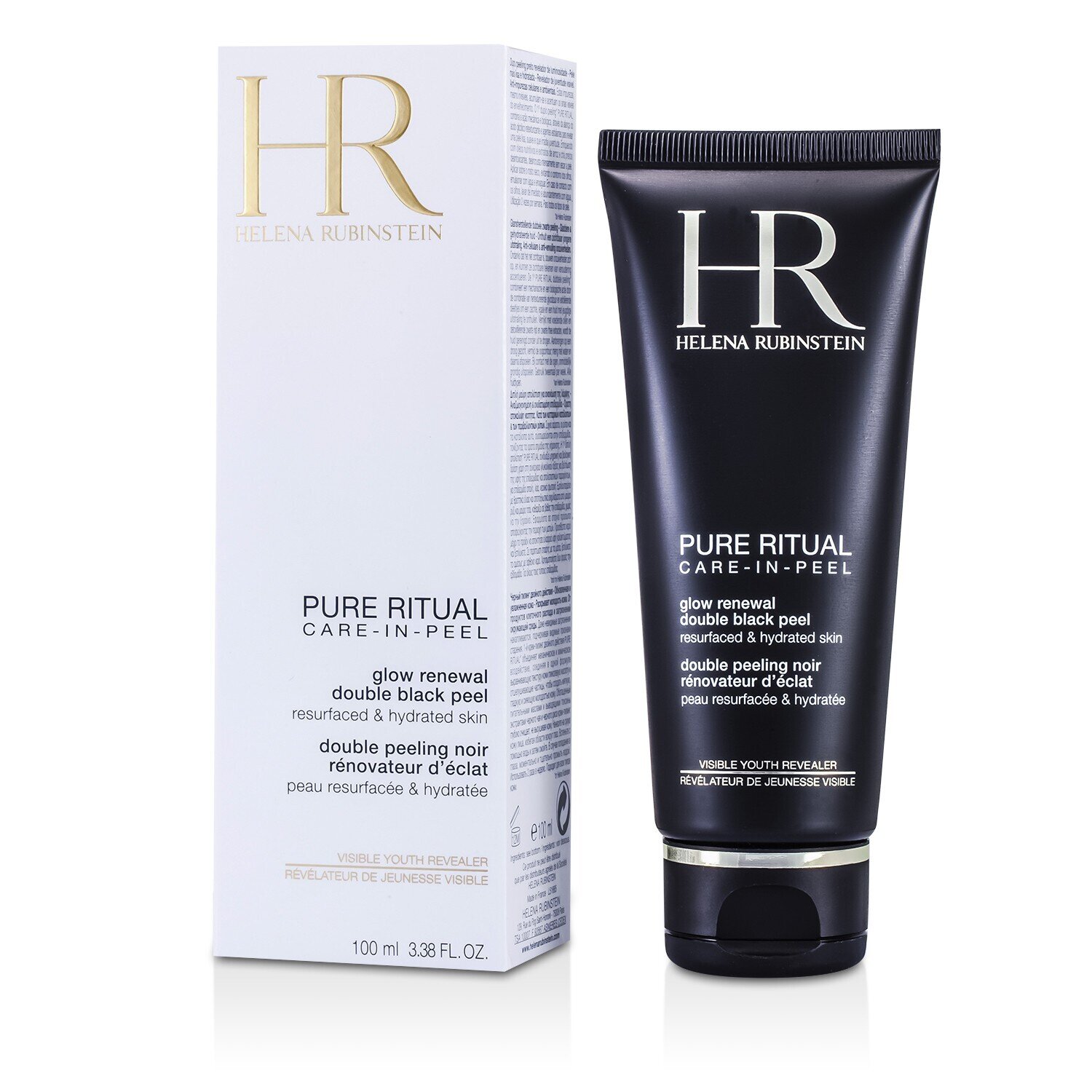 Helena Rubinstein Pure Ritual Жарқылды Жаңартқыш Екі Есе Қара Пиллинг 100ml/3.38oz