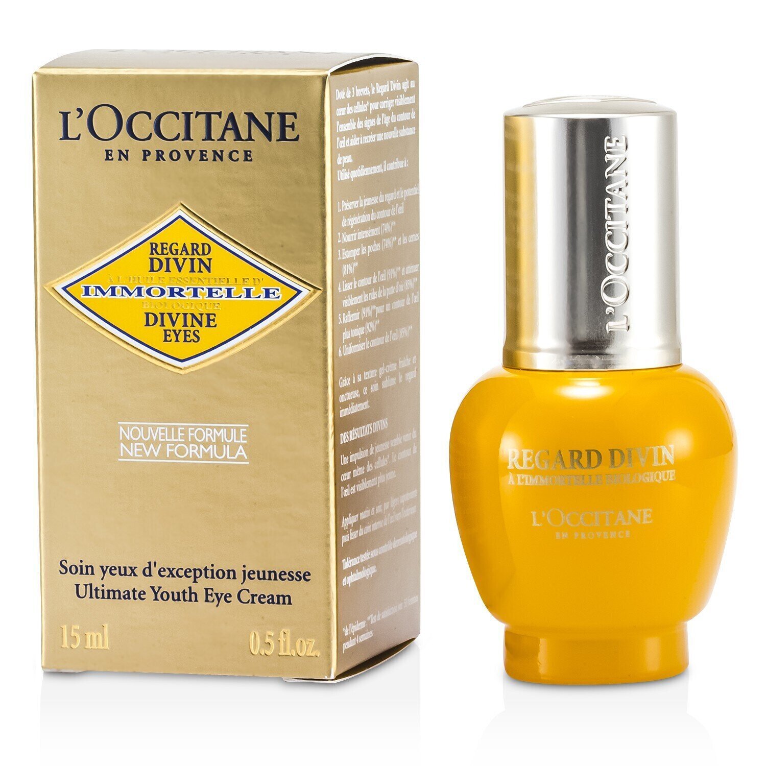 L'Occitane Immortelle Divine Омолаживающий Крем для Век 15ml/0.5oz