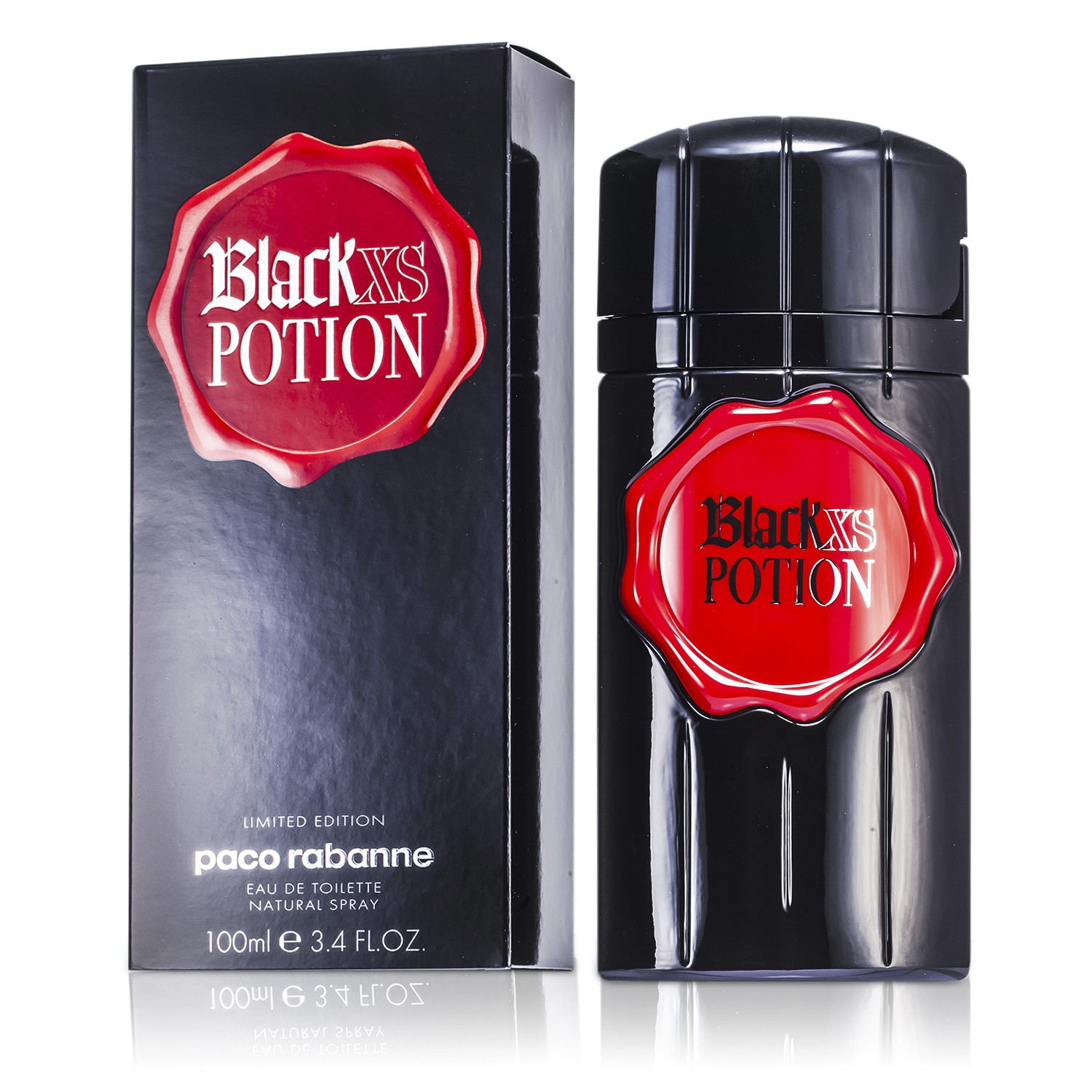 Paco Rabanne Black Xs Potion או דה טואלט ספריי (מהדורה מוגבלת) 100ml/3.4oz