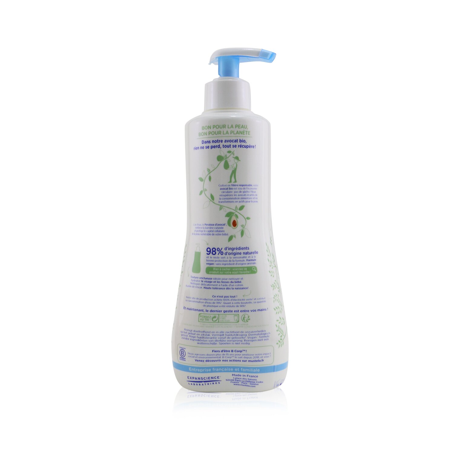 Mustela حليب منظف 500ml/16.7