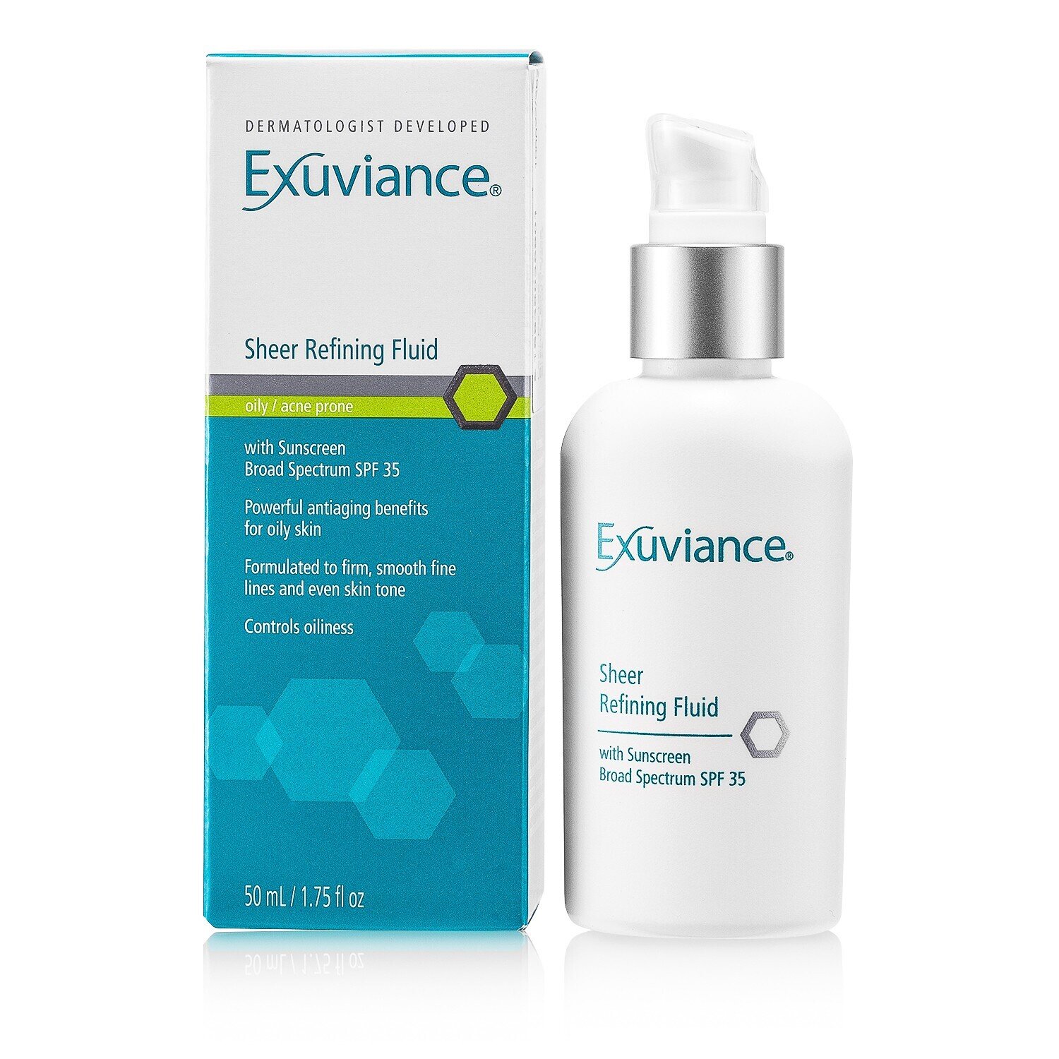 Exuviance Sheer Refining Fluid SPF 35 - For Oily/ Acne Prone Skin 50ml/1.75oz