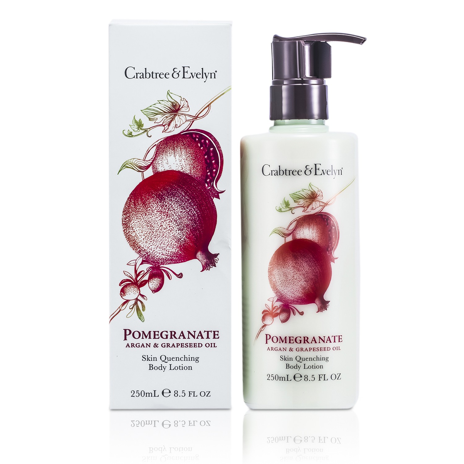 Crabtree & Evelyn Pomegranate, Argan & Grapeseed Skin Quenching Body Lotion 250ml/8.5oz