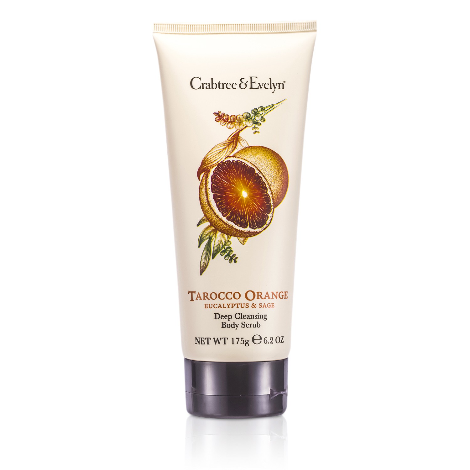 Crabtree & Evelyn Tarocco Orange, Eucalyptus & Sage Deep Cleansing Body Scrub 175g/6.2oz