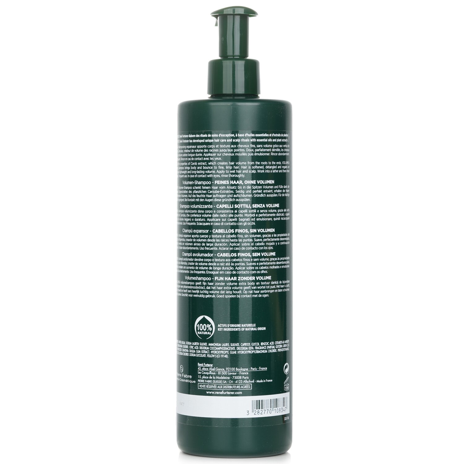 Rene Furterer Volumea Champú Voluminizante (Para Cabello Fino y Débil) 600ml/20.29oz