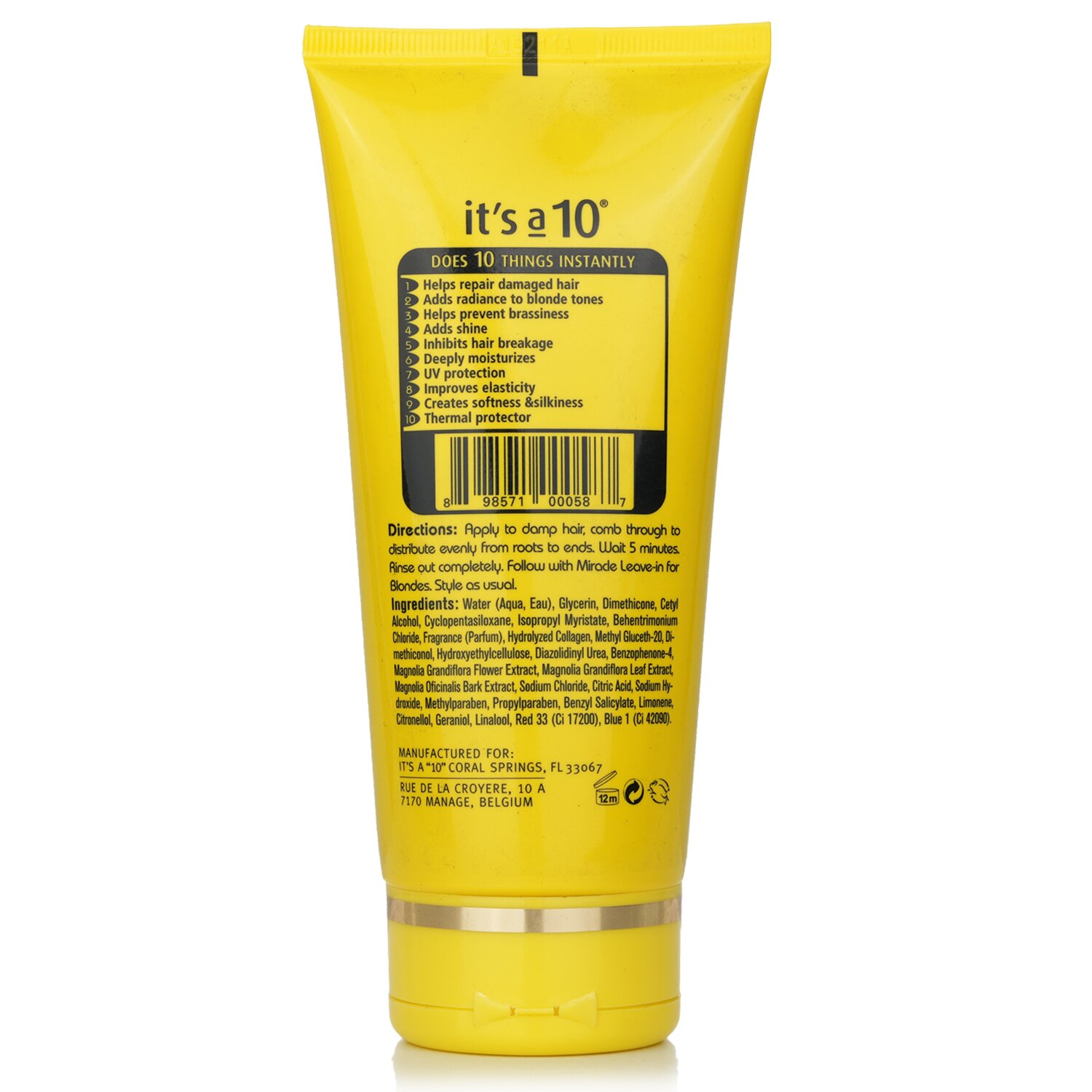 It's A 10 Five Minute Hair Repair (للشعر الأشقر) 148ml/5oz