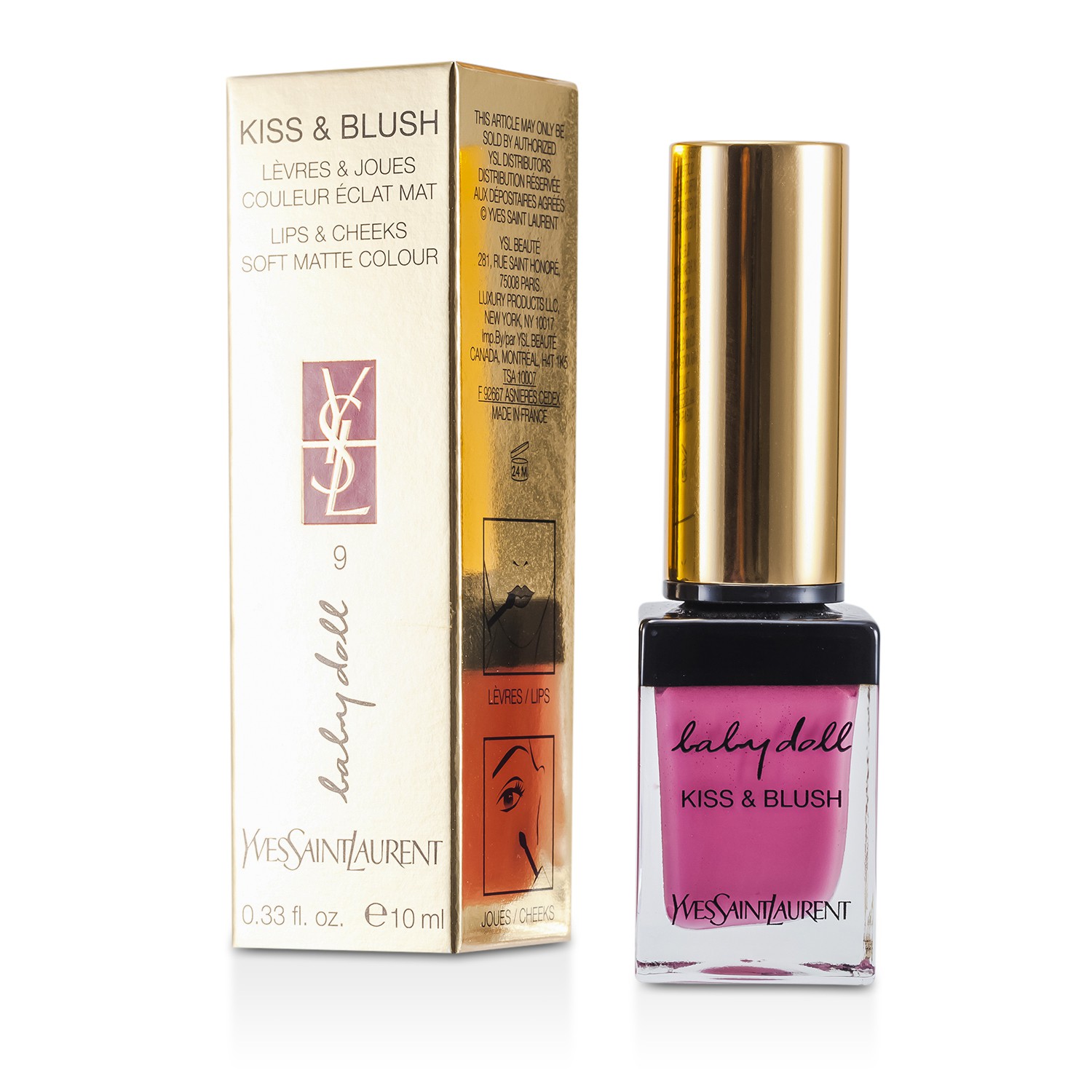 Yves Saint Laurent Baby Doll Beso & Sonrojo 10ml/0.33oz