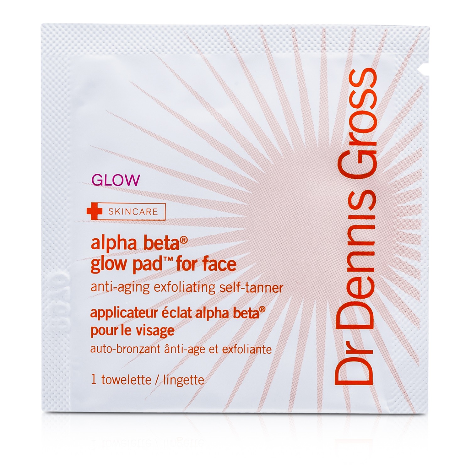 Dr Dennis Gross Alpha Beta Glow Pad for Face 20 Towelettes