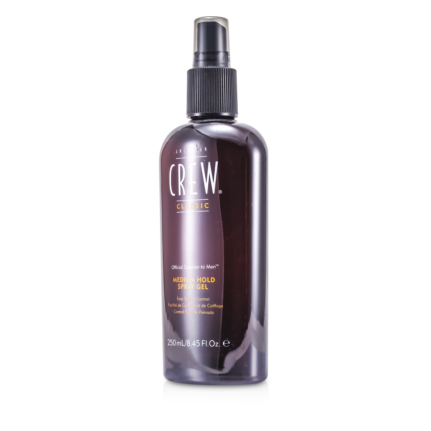 American Crew Średni żel w sprayu do stylizacji Men Medium Hold Spray Gel (łatwa kontrola stylu) 250ml/8.45oz