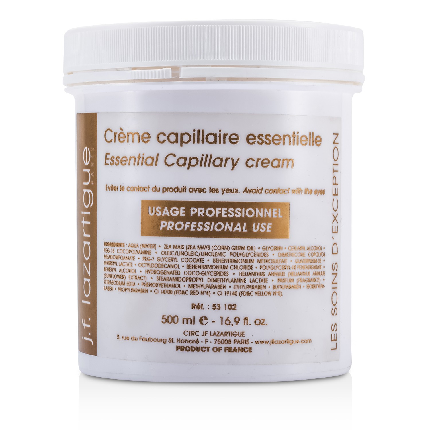 J. F. Lazartigue Essential Capillary Crema (Producto Salón) 500ml/16.9oz