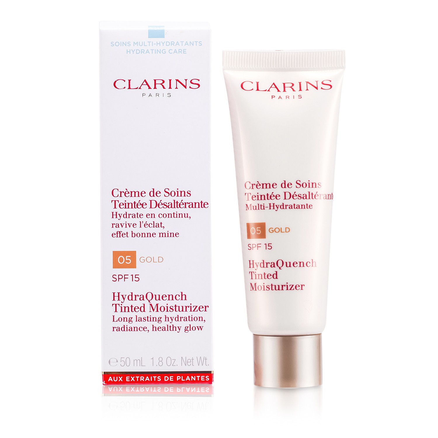 Clarins HydraQuench színezett hidratáló SPF 15 50ml/1.8oz