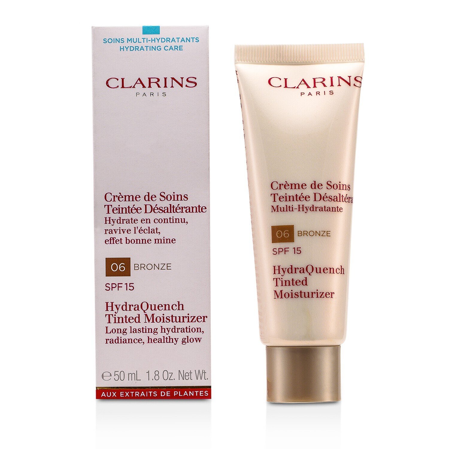 Clarins HydraQuench Երանգավորող Խոնավեցնող Միջոց SPF 15 50ml/1.8oz