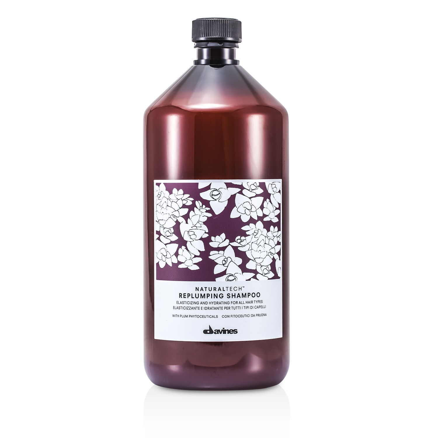 Davines Natural Tech Replumping Shampoo (For All Hair Types) 1000ml/33.8oz