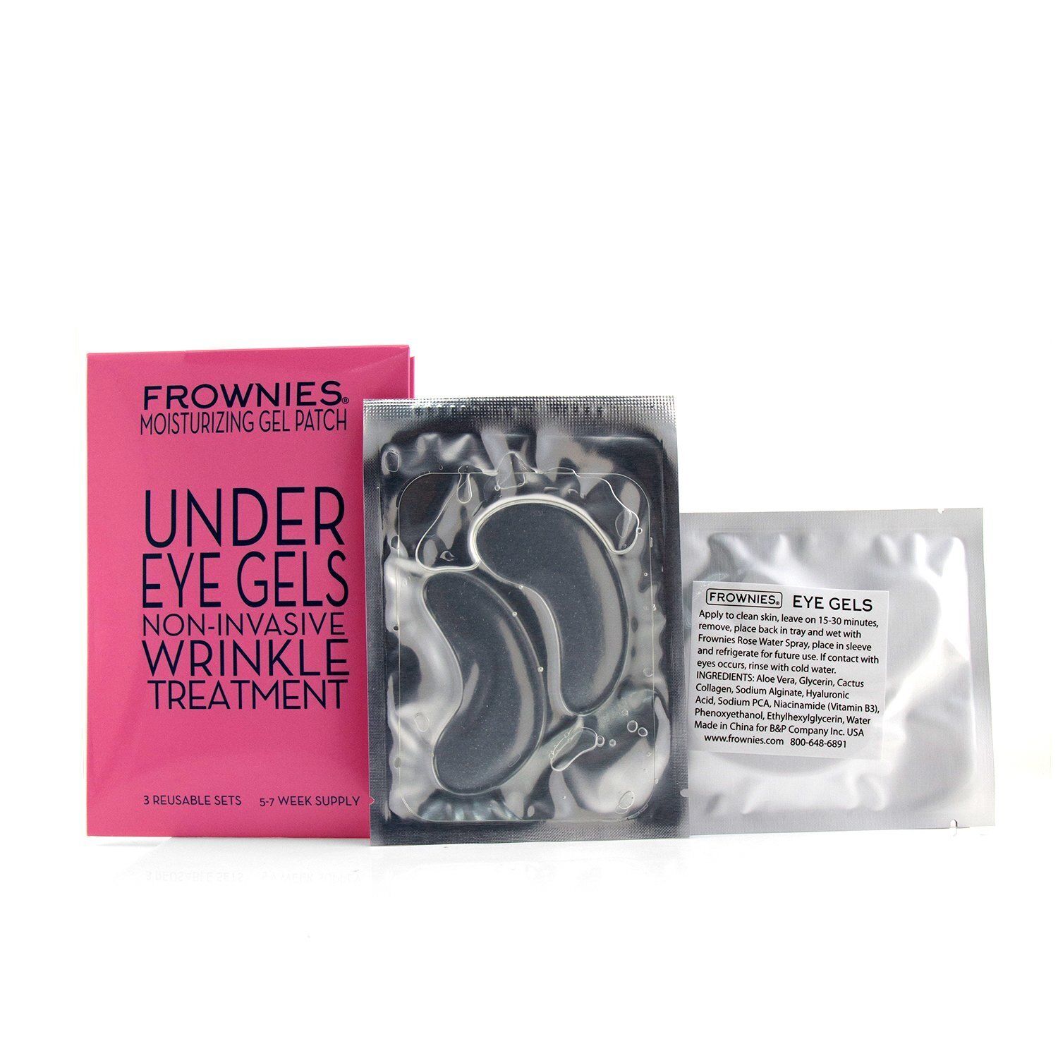 Frownies Eye Gels (Under Eye Patches) 3 Pairs