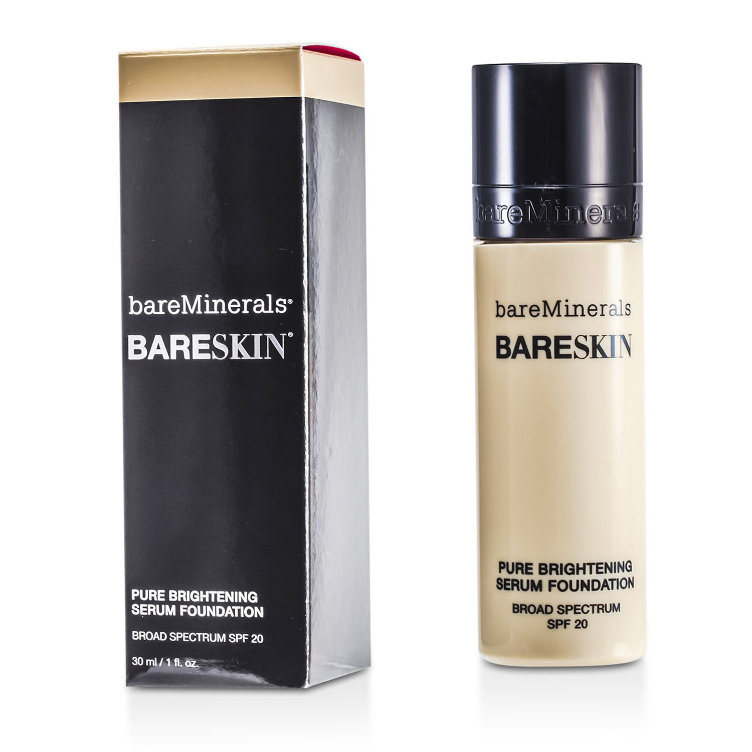 베어미네랄 BareMinerals 베어스킨 퓨어 브라이트닝 세럼 파운데이션 SPF20 30ml/1oz