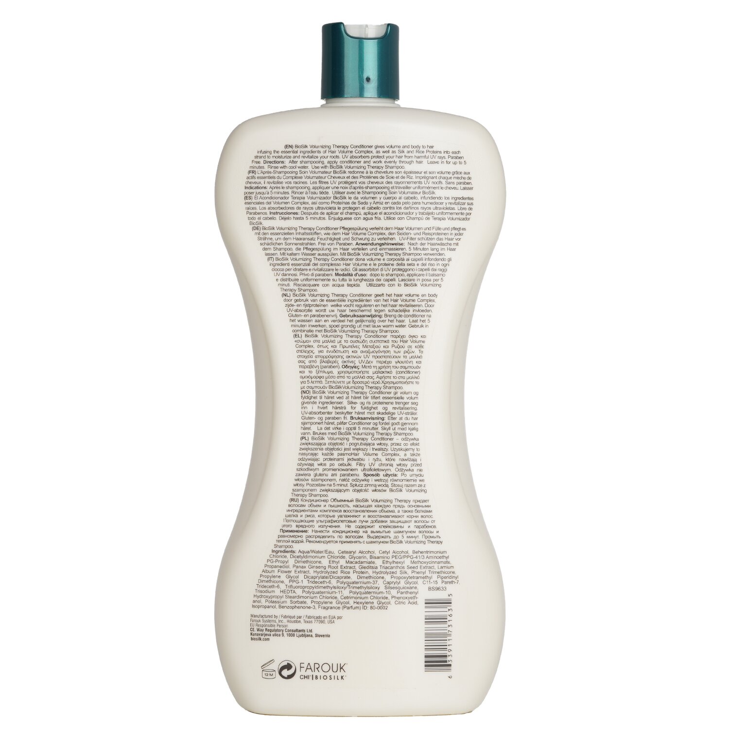 バイオシルク BioSilk ボリューマイジング セラピー コンディショナー 1006ml/34oz