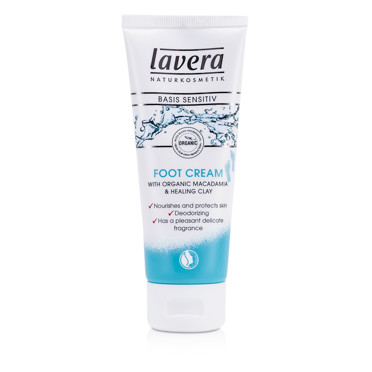 Lavera Basis Sensitiv Foot Cream 75ml/2.5oz