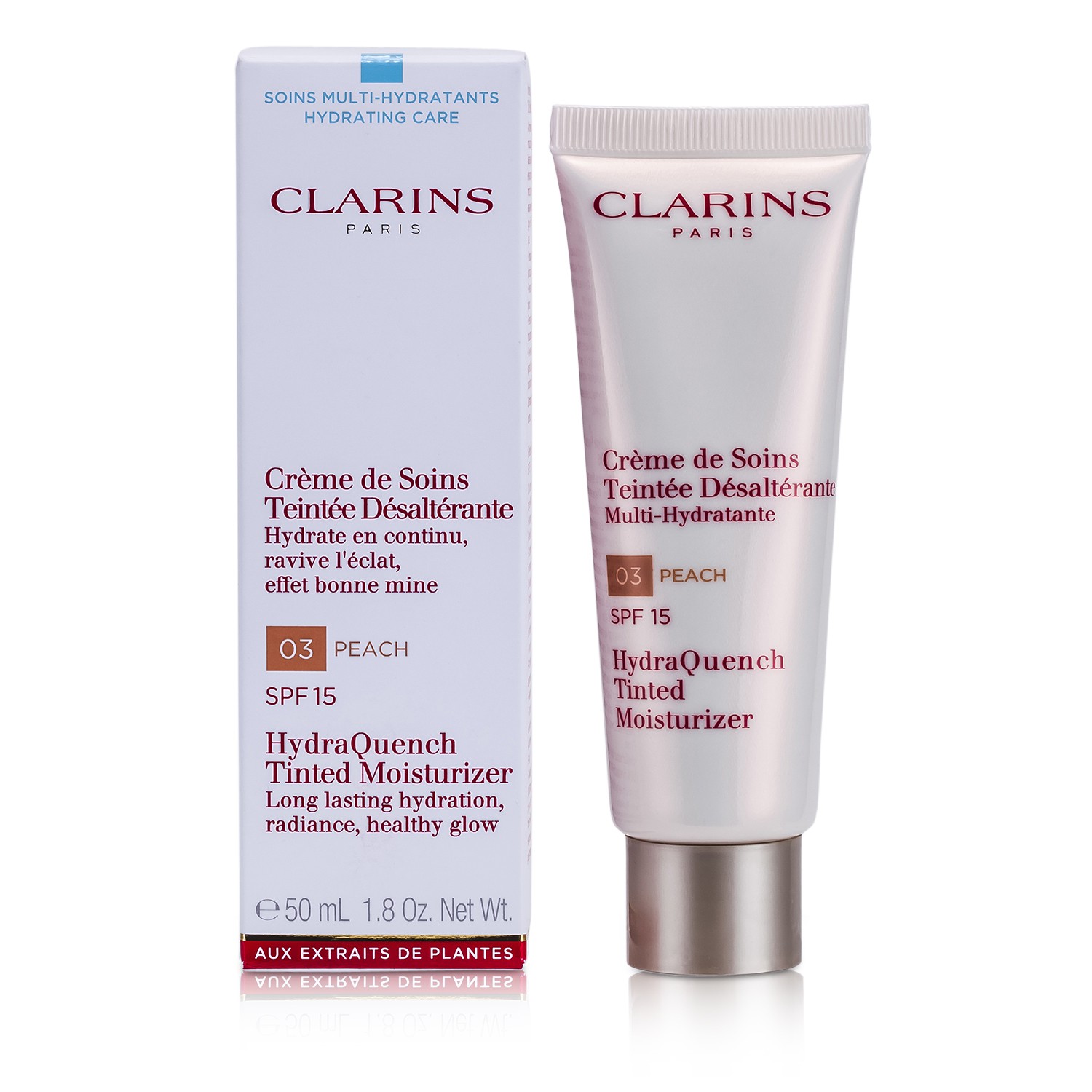 Clarins HydraQuench مرطب خفيف اللون PF 15 50ml/1.8oz