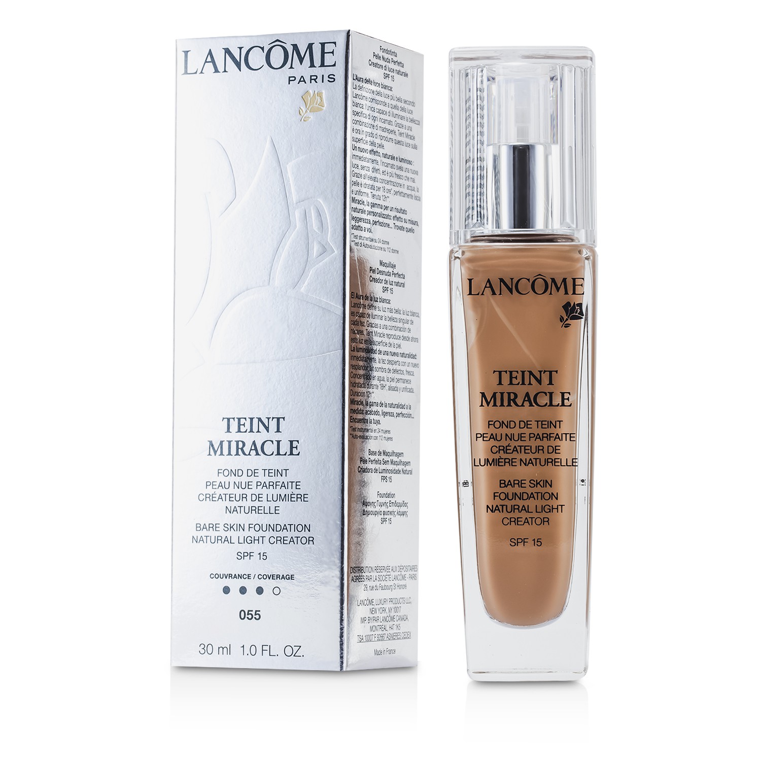 Lancome Teint Miracle Bare Skin Base Creadora de Luz Natural SPF 15 30ml/1oz