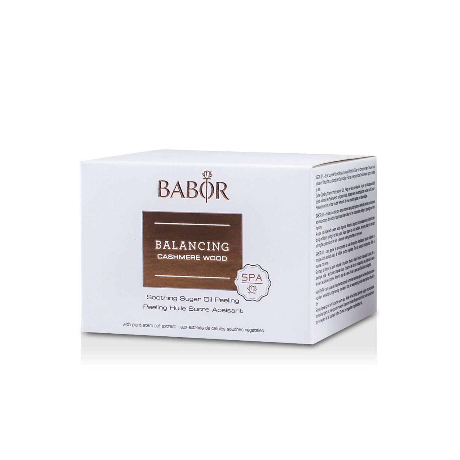 Babor Balancing Cashmere Wood - Aceite Azúcar Peeling Calmante 200ml/6.7oz