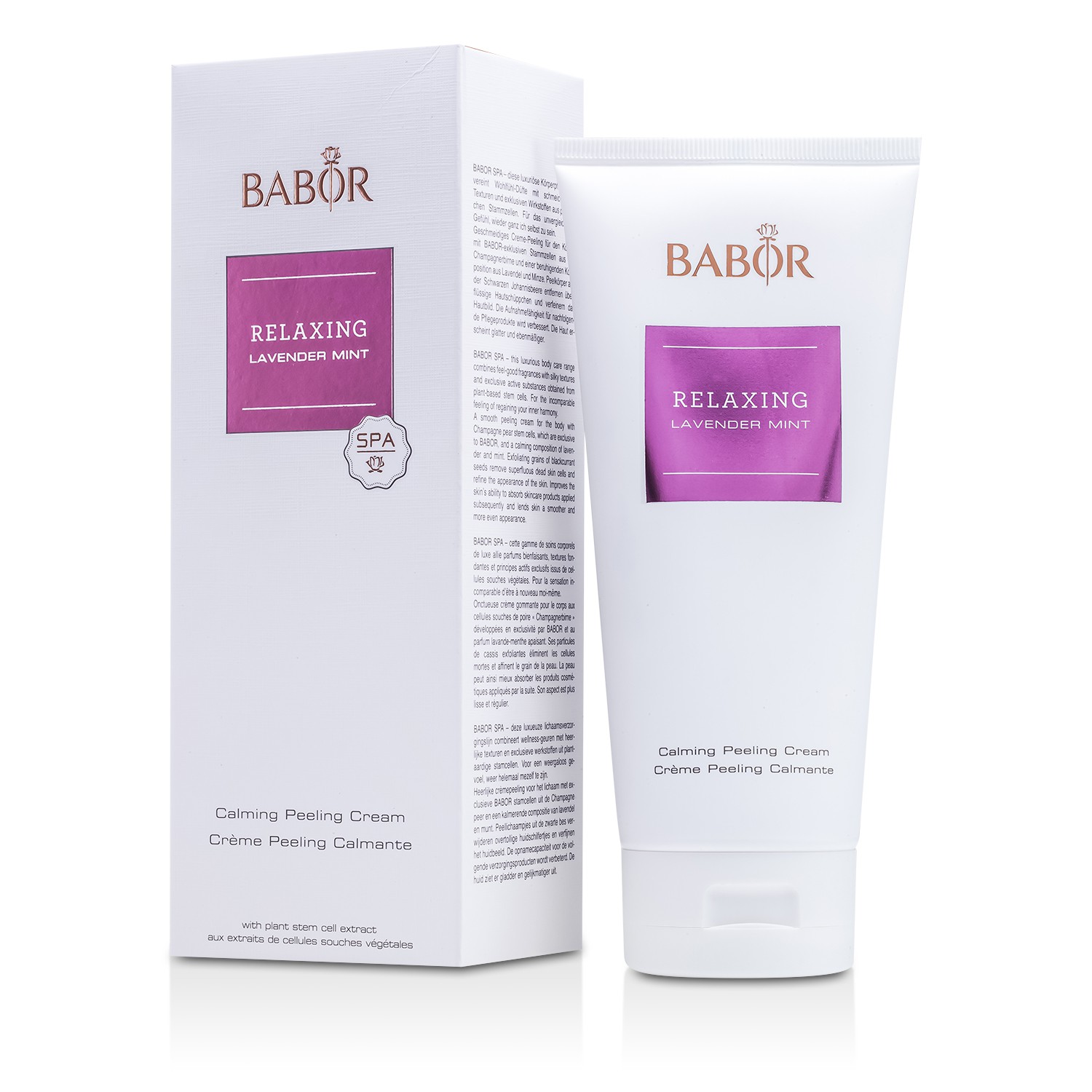 Babor Krem peepingujący do ciała Relaxing Lavender Mint - Calming Peeling Cream 200ml/6.7oz