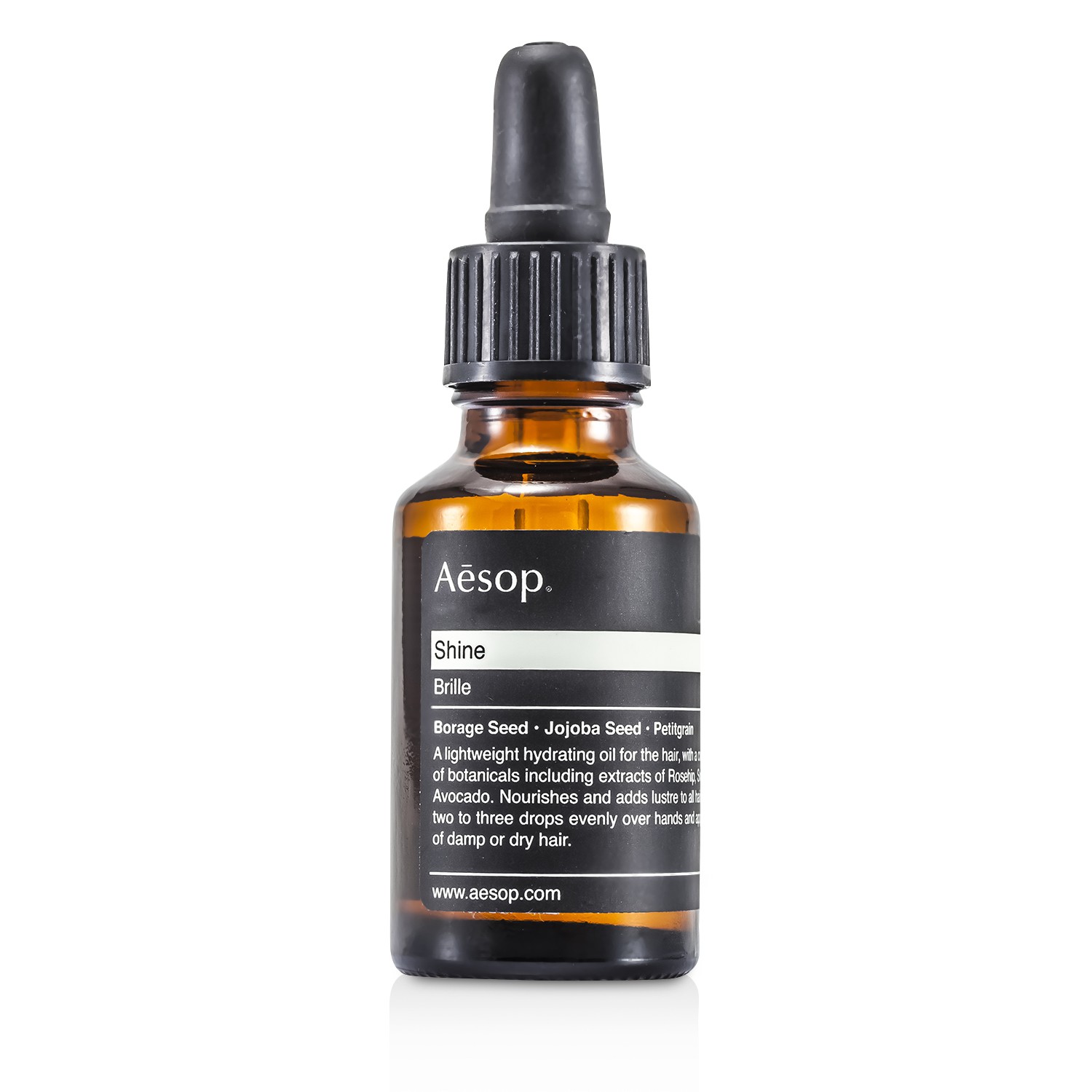 Aesop Shine Lightweight Hydrating Oil – שמן לחות עבור שיער גס, יבש ומקורזל 25ml/0.9oz