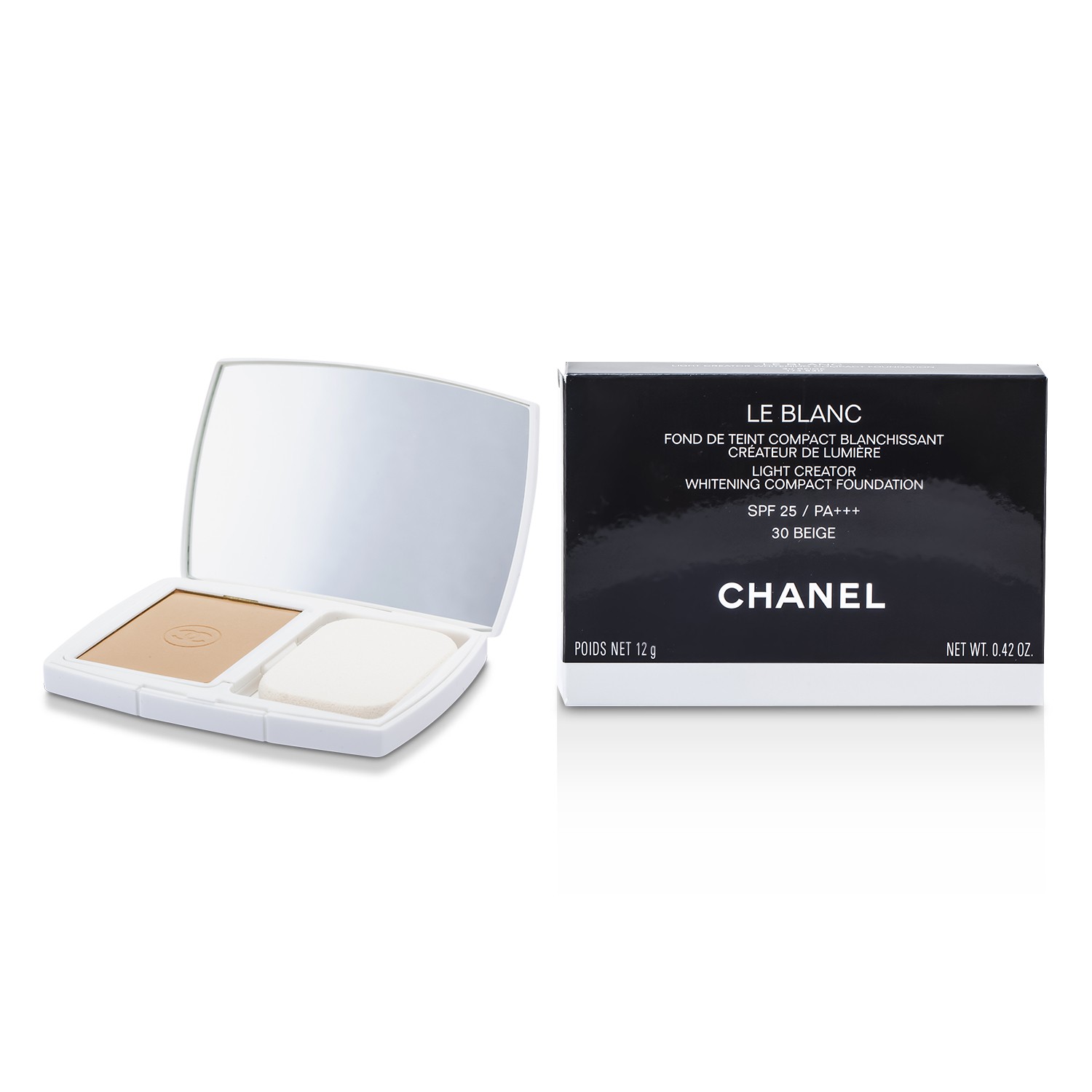 Chanel Le Blanc Light Creator Whitening Compact Foundation SPF 25 12g/0.42oz