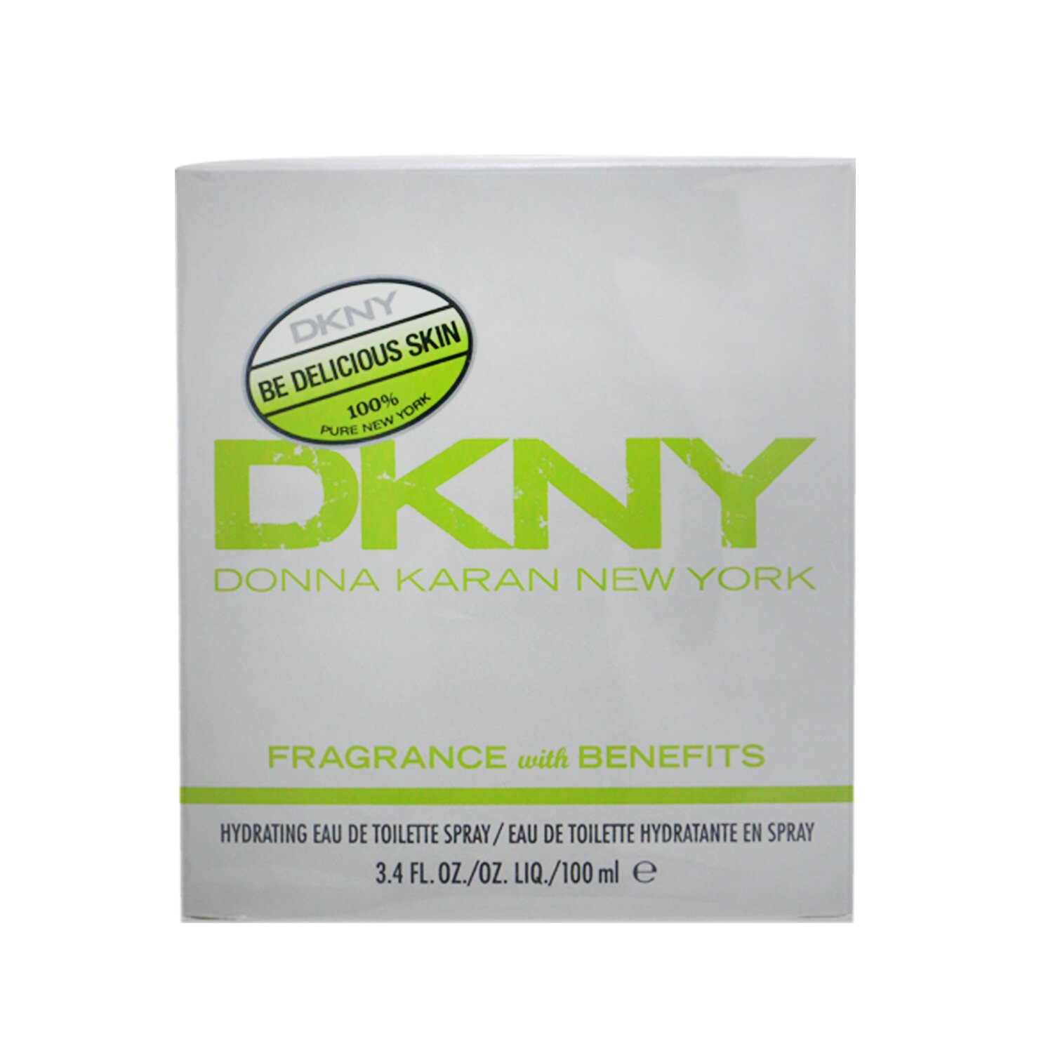 DKNY Be Delicious Skin Hydrating Eau De Toilette Spray 100ml/3.4oz