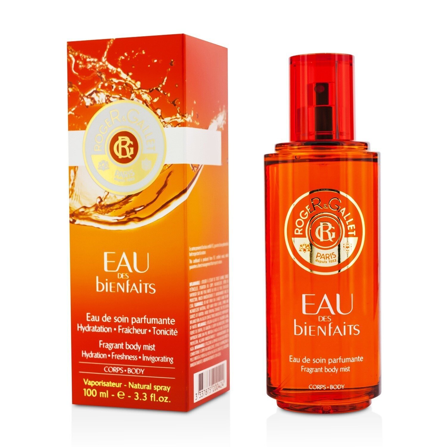 Roger & Gallet Eau Des Bienfaits სურნელოვანი ტანის სპრეი 100ml/3.3oz