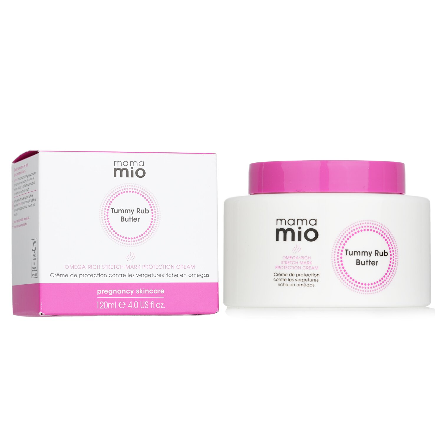 Mama Mio زبدة فرك منطقة البطن 120g/4.1oz