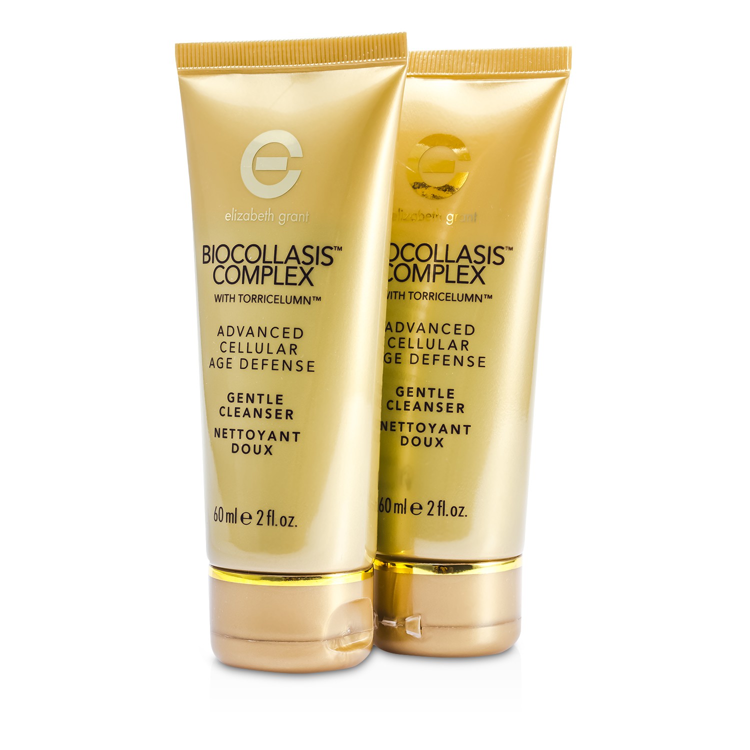 Elizabeth Grant Biocollasis Complex Advanced Cellular Age Defense Limpiador Suave Duo Pack (Tamaño Viaje) 2x60ml/2oz