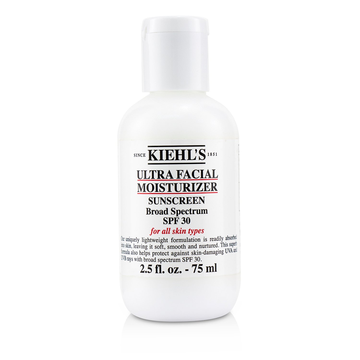 Kiehl's Ultra Facial Խոնավեցնող Միջոց SPF 30 75ml/2.5oz