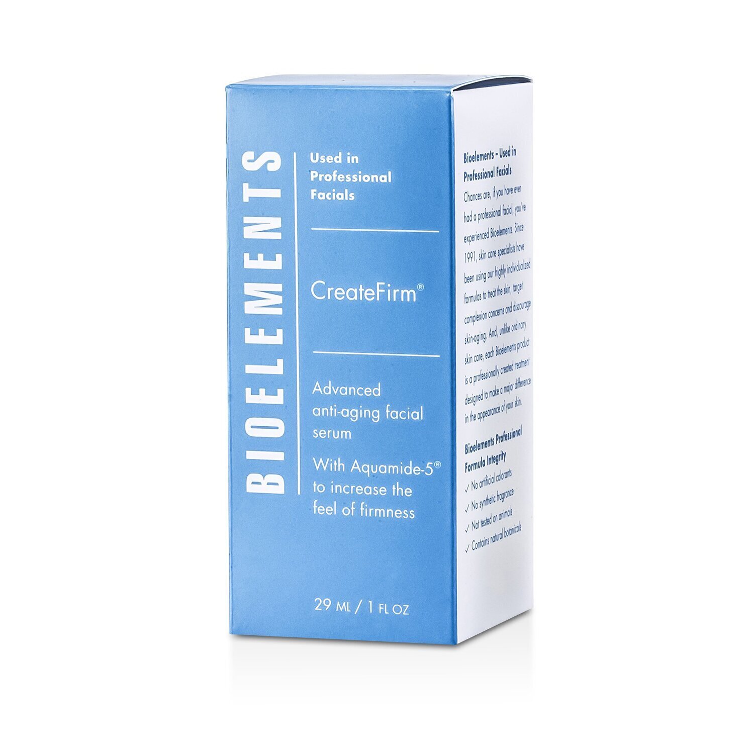 Bioelements CreateFirm – fejlett öregedésgátló arcszérum (nagyon száraz, száraz, kombinált, zsíros bőrtípusokra) 29ml/1oz